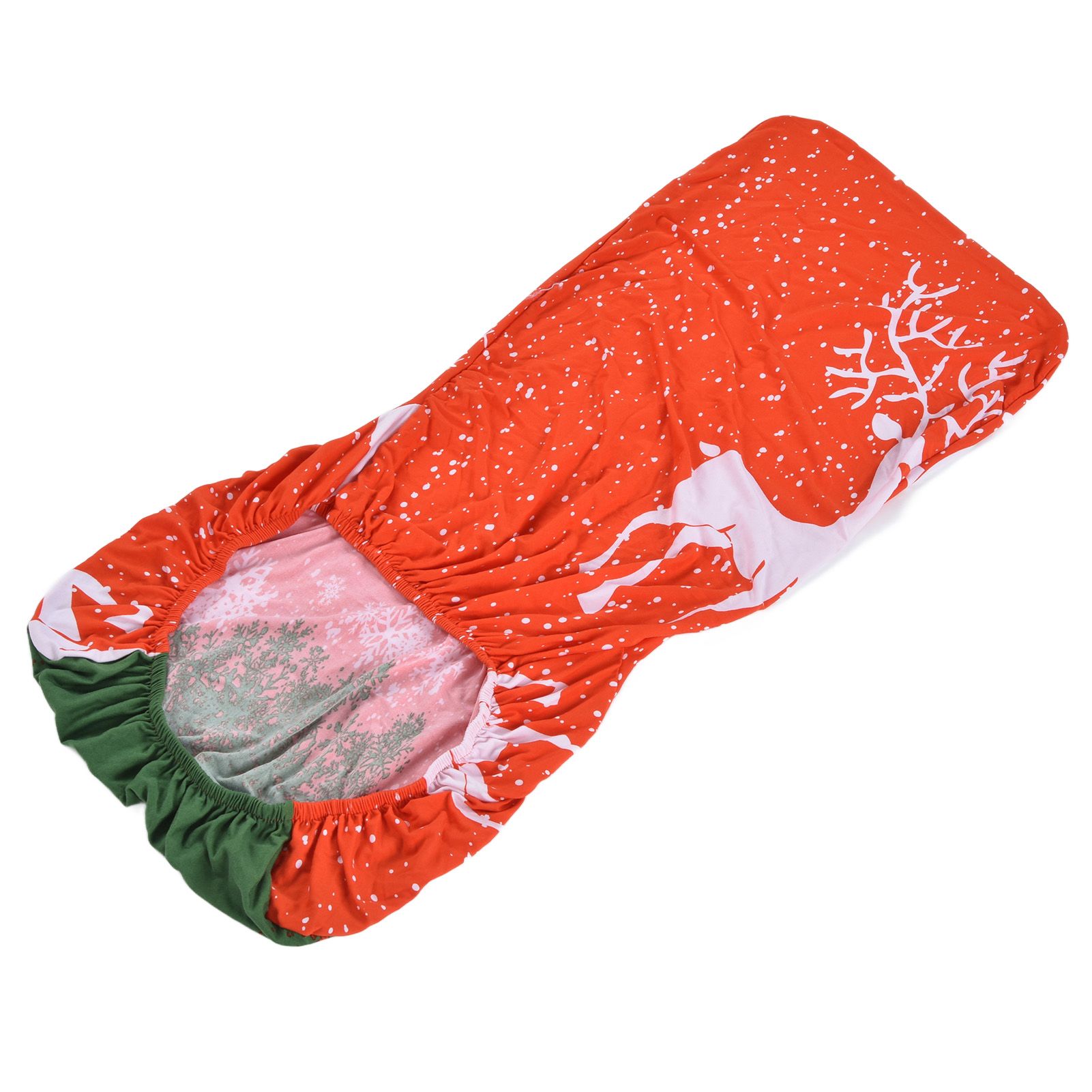 Polyurethane Fiber Christmas Chair Cover Stretchy Anti Folding Stretchable Dining Chair Cover for Party Holiday Home Christmas Fawn - Image 3