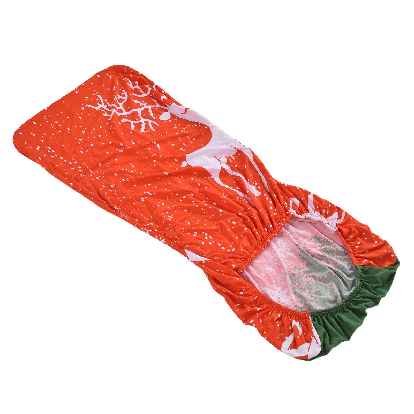 Polyurethane Fiber Christmas Chair Cover Stretchy Anti Folding Stretchable Dining Chair Cover for Party Holiday Home Christmas Fawn - Image 6