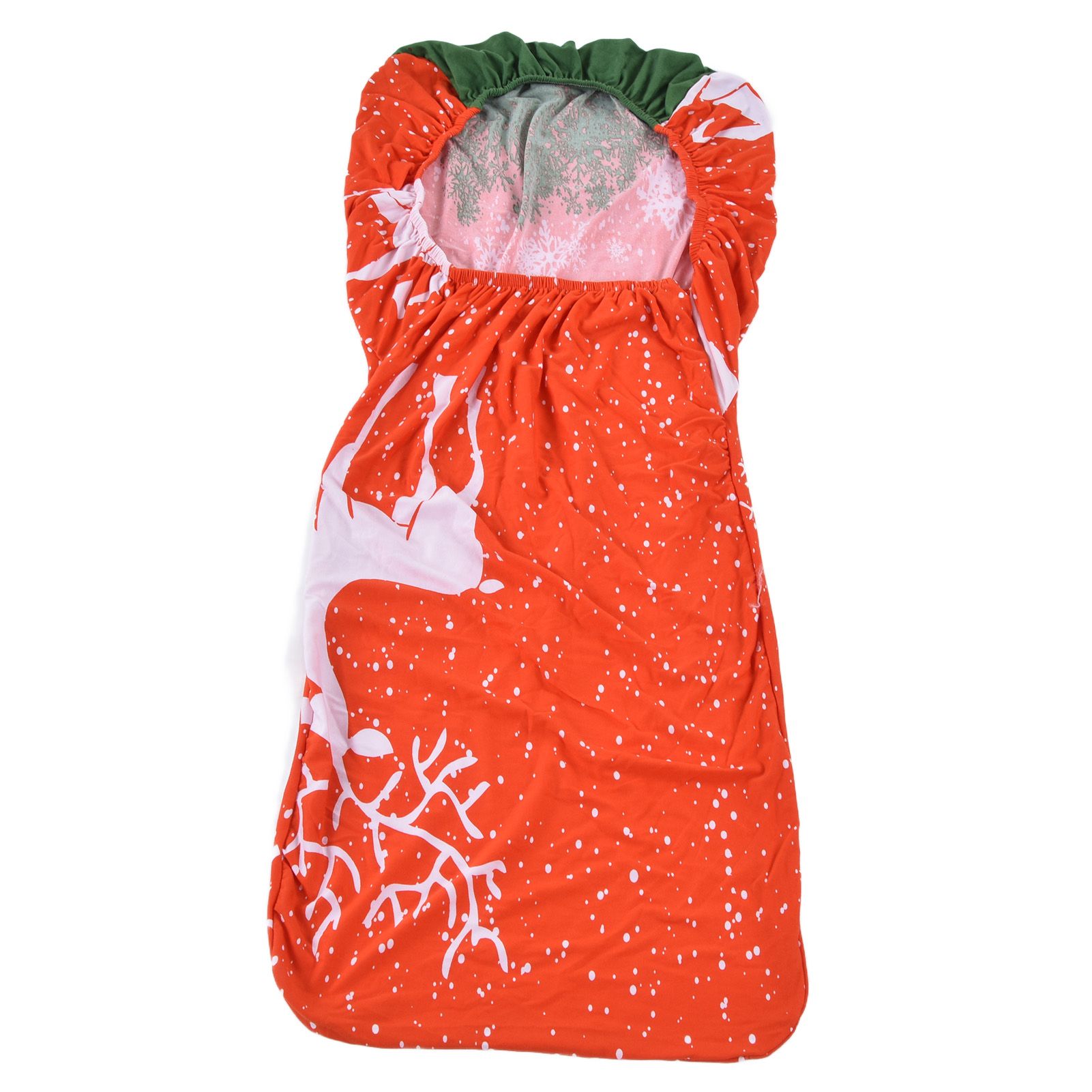 Polyurethane Fiber Christmas Chair Cover Stretchy Anti Folding Stretchable Dining Chair Cover for Party Holiday Home Christmas Fawn - Image 7