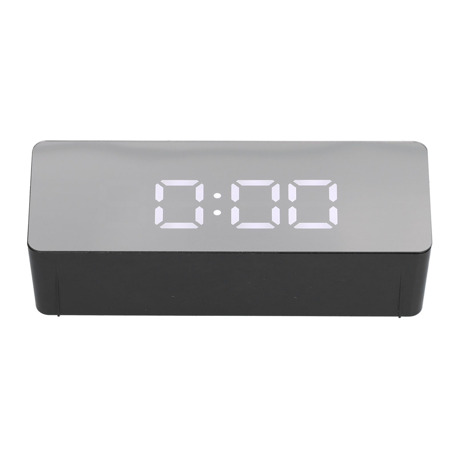 LED Mirror Alarm Clock Rectangular Digital Clock with Temperature Display for Bedroom Living Room Office Travel - Image 4