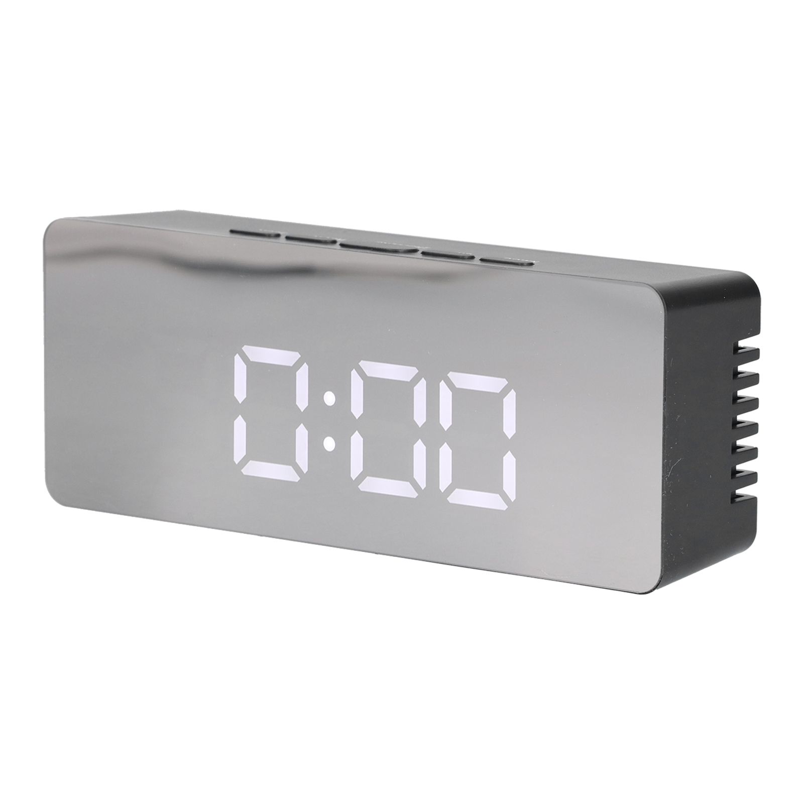 LED Mirror Alarm Clock Rectangular Digital Clock with Temperature Display for Bedroom Living Room Office Travel - Image 7