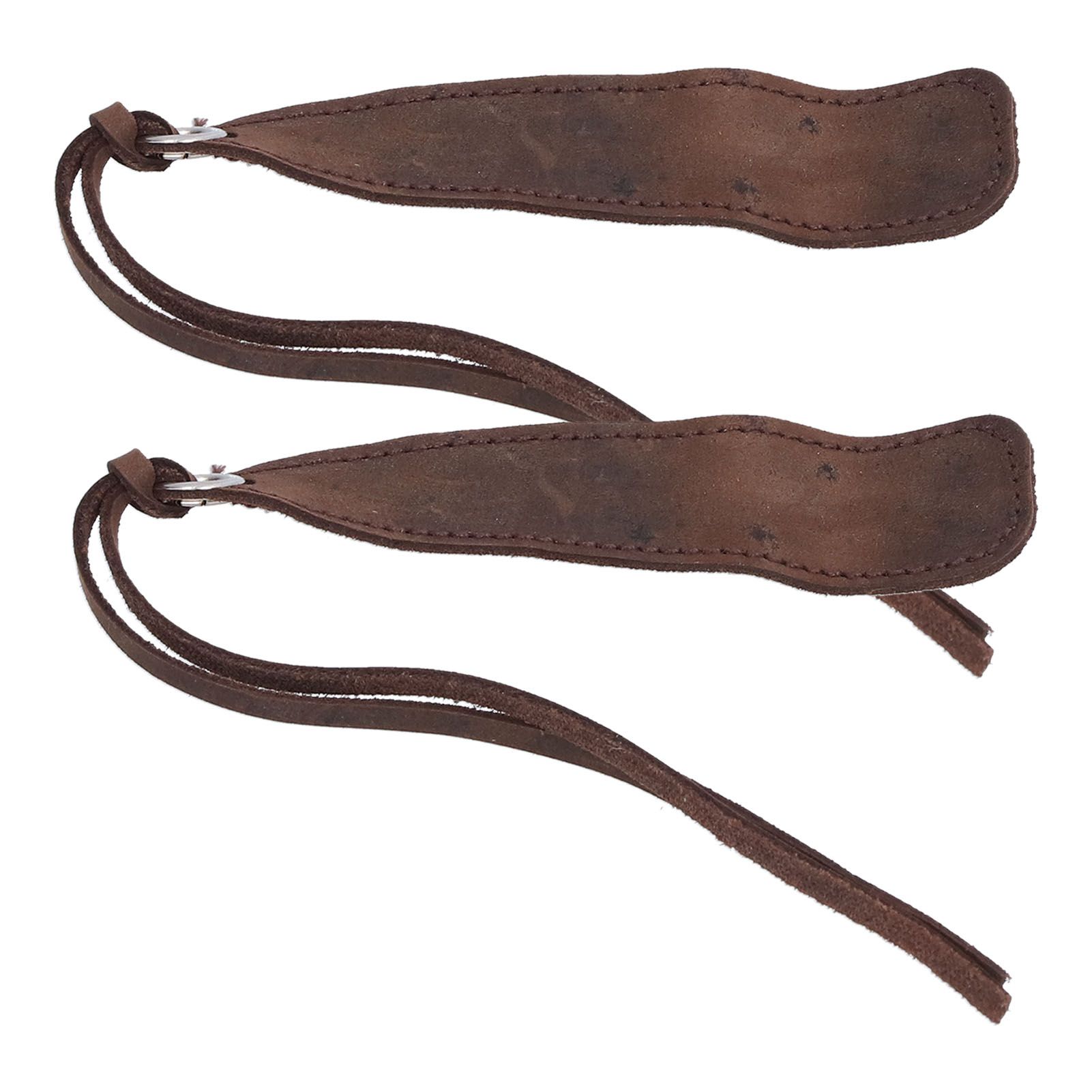 2Pcs Leather Bookmark Retro Book Mark Page Clip Set Kit with Tassel for Kids StudentDark Brown - Image 7