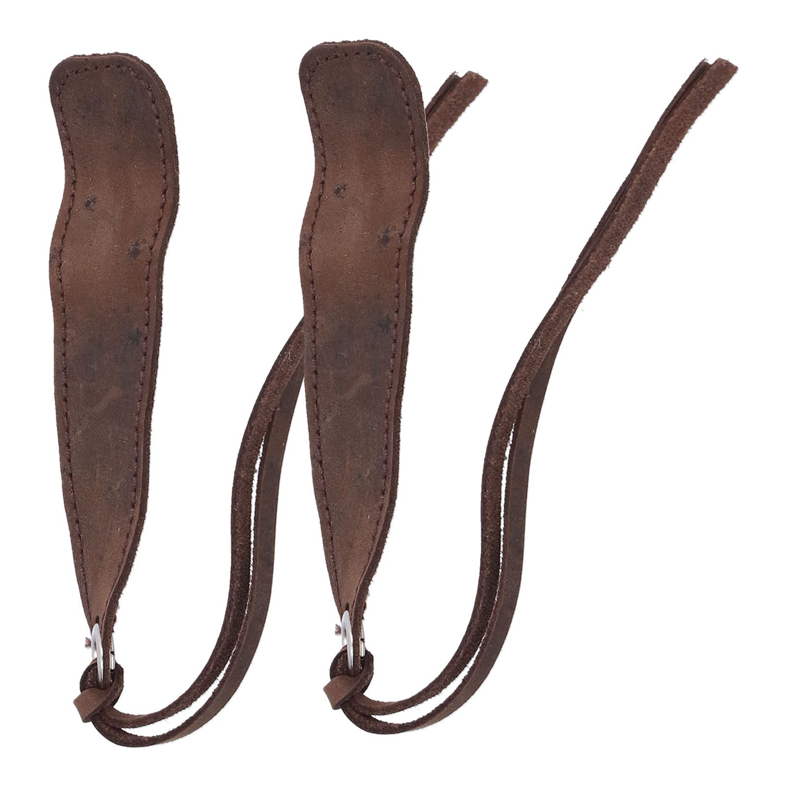 2Pcs Leather Bookmark Retro Book Mark Page Clip Set Kit with Tassel for Kids StudentDark Brown - Image 8