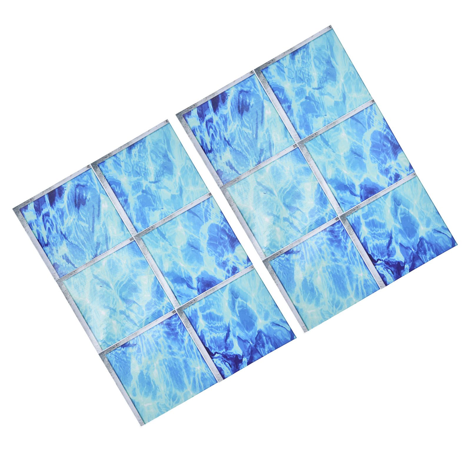 2Set 3D Bathtub Sticker Waterproof Antislip Bath Tub Sticker Self Adhesive PVC Tile Decal for Swimming Pool - Image 4