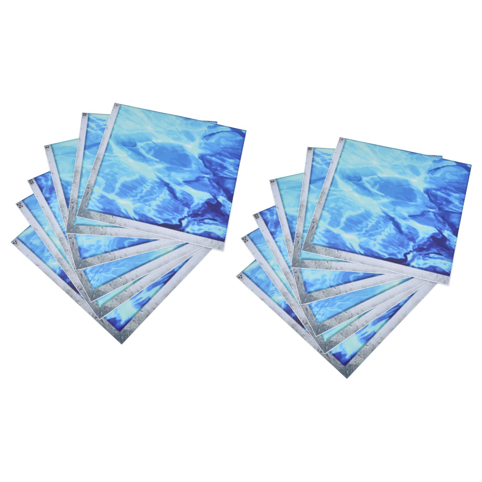 2Set 3D Bathtub Sticker Waterproof Antislip Bath Tub Sticker Self Adhesive PVC Tile Decal for Swimming Pool - Image 5