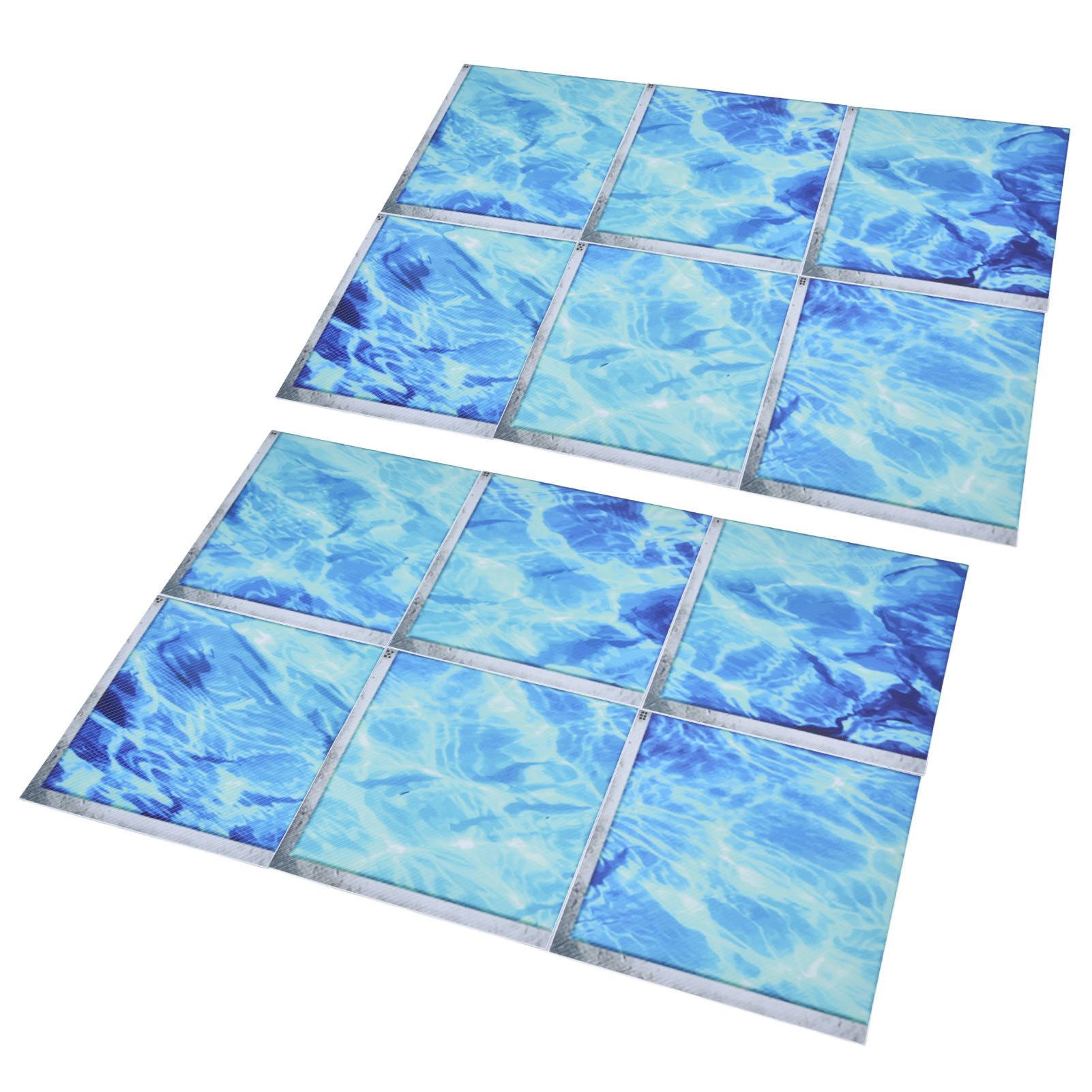 2Set 3D Bathtub Sticker Waterproof Antislip Bath Tub Sticker Self Adhesive PVC Tile Decal for Swimming Pool - Image 8