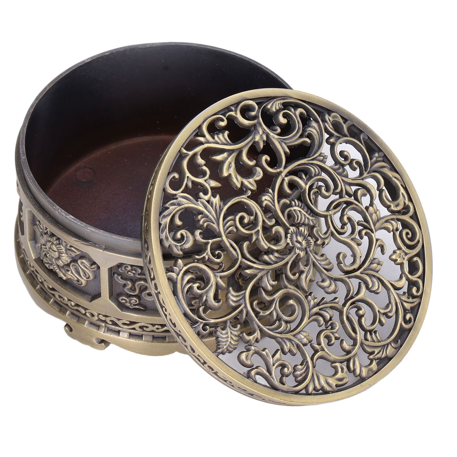 Incense Holder Burner Copper Aroma Burner Home Decoration Ornament for Indoor Temple - Image 7