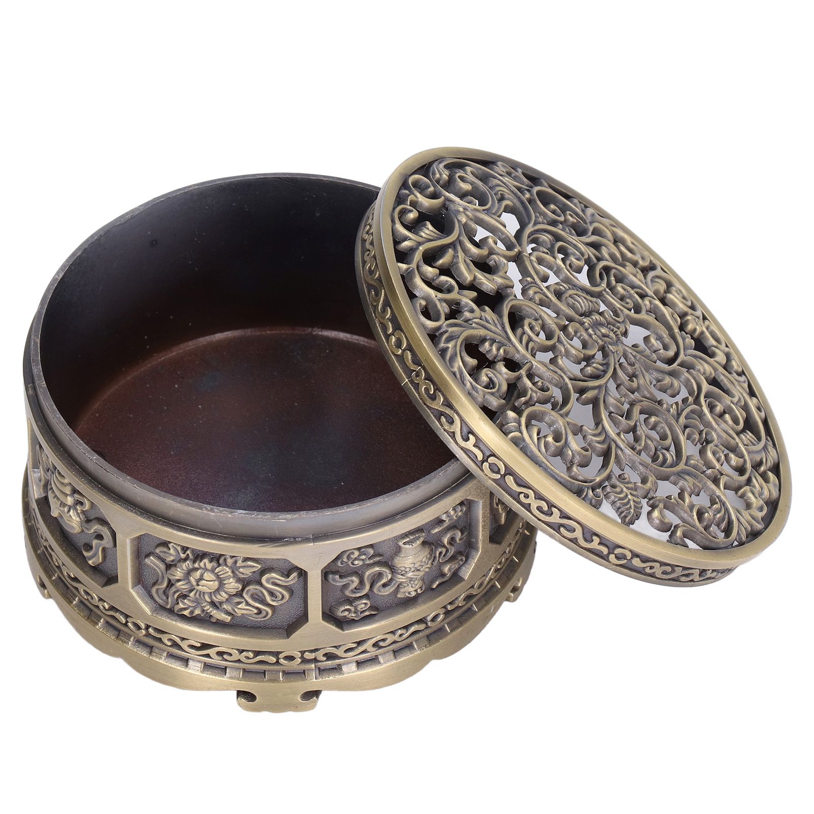Incense Holder Burner Copper Aroma Burner Home Decoration Ornament for Indoor Temple - Image 8