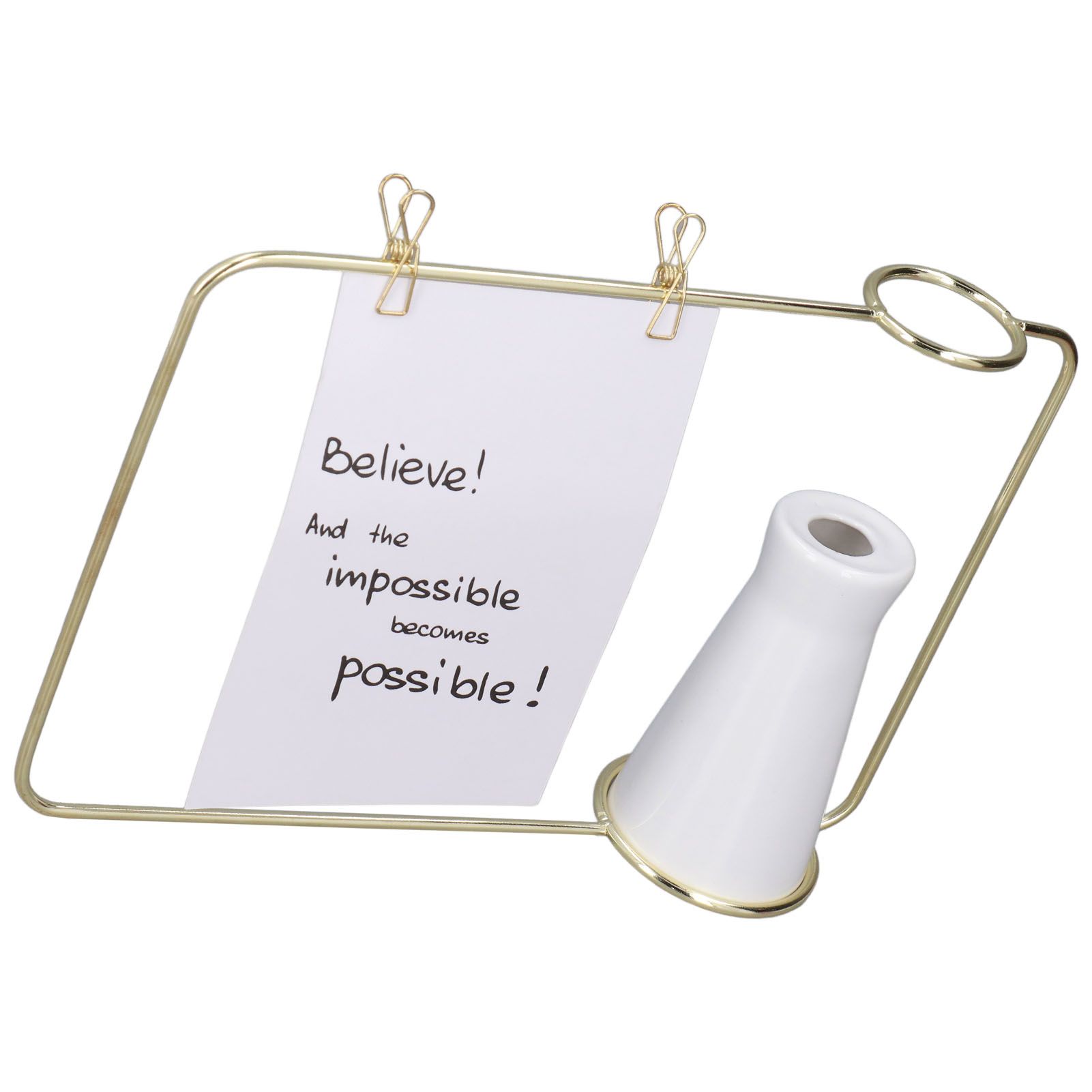 Metal Photo Frame Vase Decor Simple Elegant Design Nordic INS Style Hydroponic Vase for Bedrooms Study Rooms Offices - Image 8