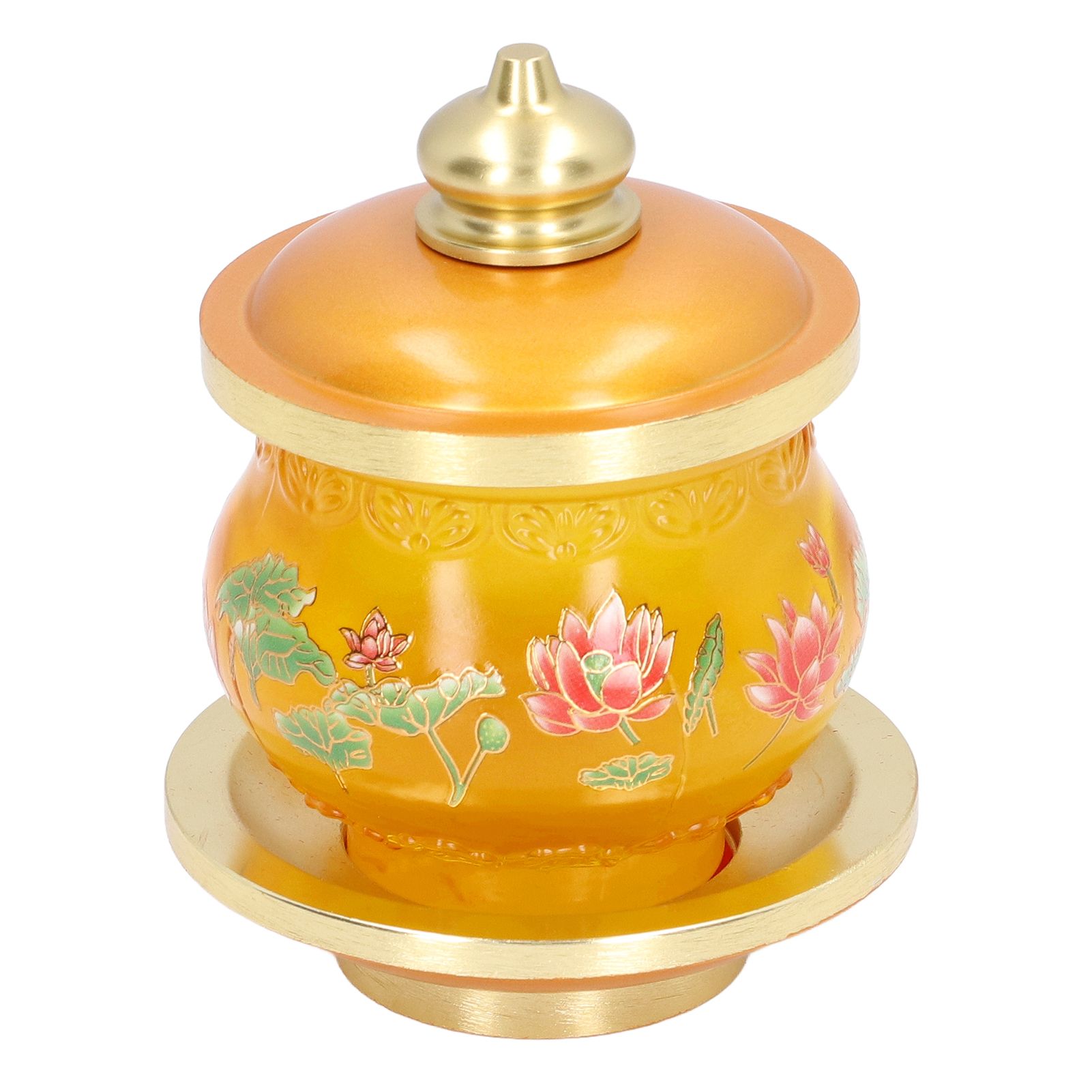 Buddhism Water Supply Cup Home Buddha Worship Family Tribute Holy Supplies Coloured Glaze Small - Image 2