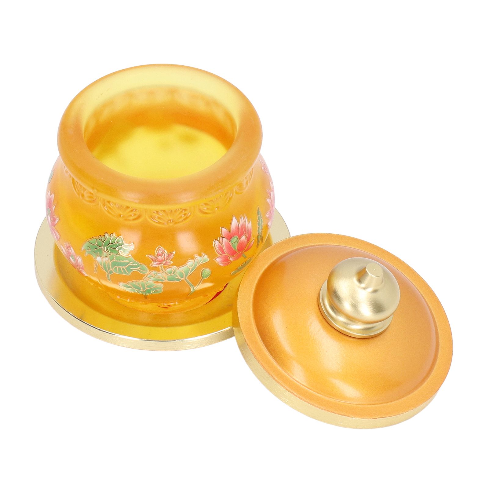 Buddhism Water Supply Cup Home Buddha Worship Family Tribute Holy Supplies Coloured Glaze Small - Image 8