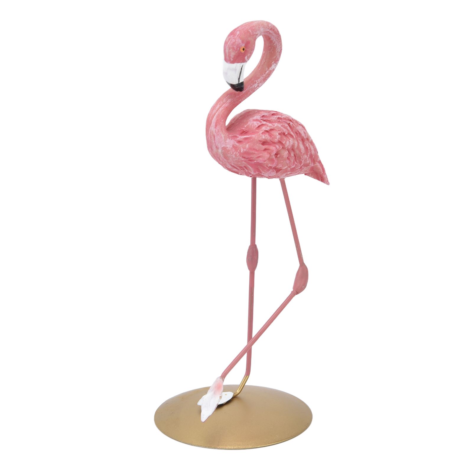 Pink Flamingo Statue Ornaments Resin Figurine Home Decoration Accessories for Living Room Bedroom Study - Image 1