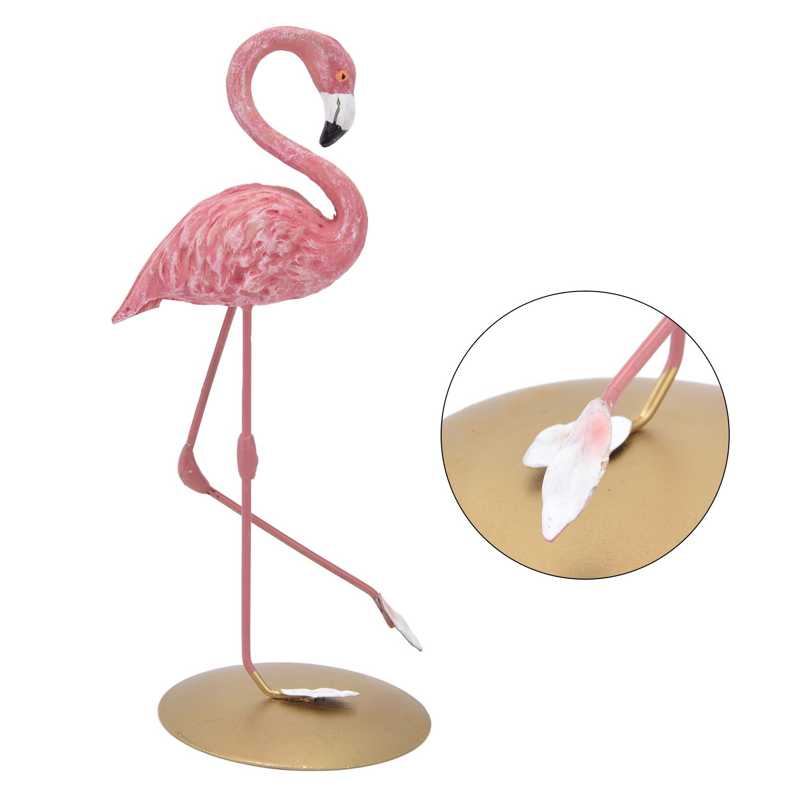 Pink Flamingo Statue Ornaments Resin Figurine Home Decoration Accessories for Living Room Bedroom Study - Image 8