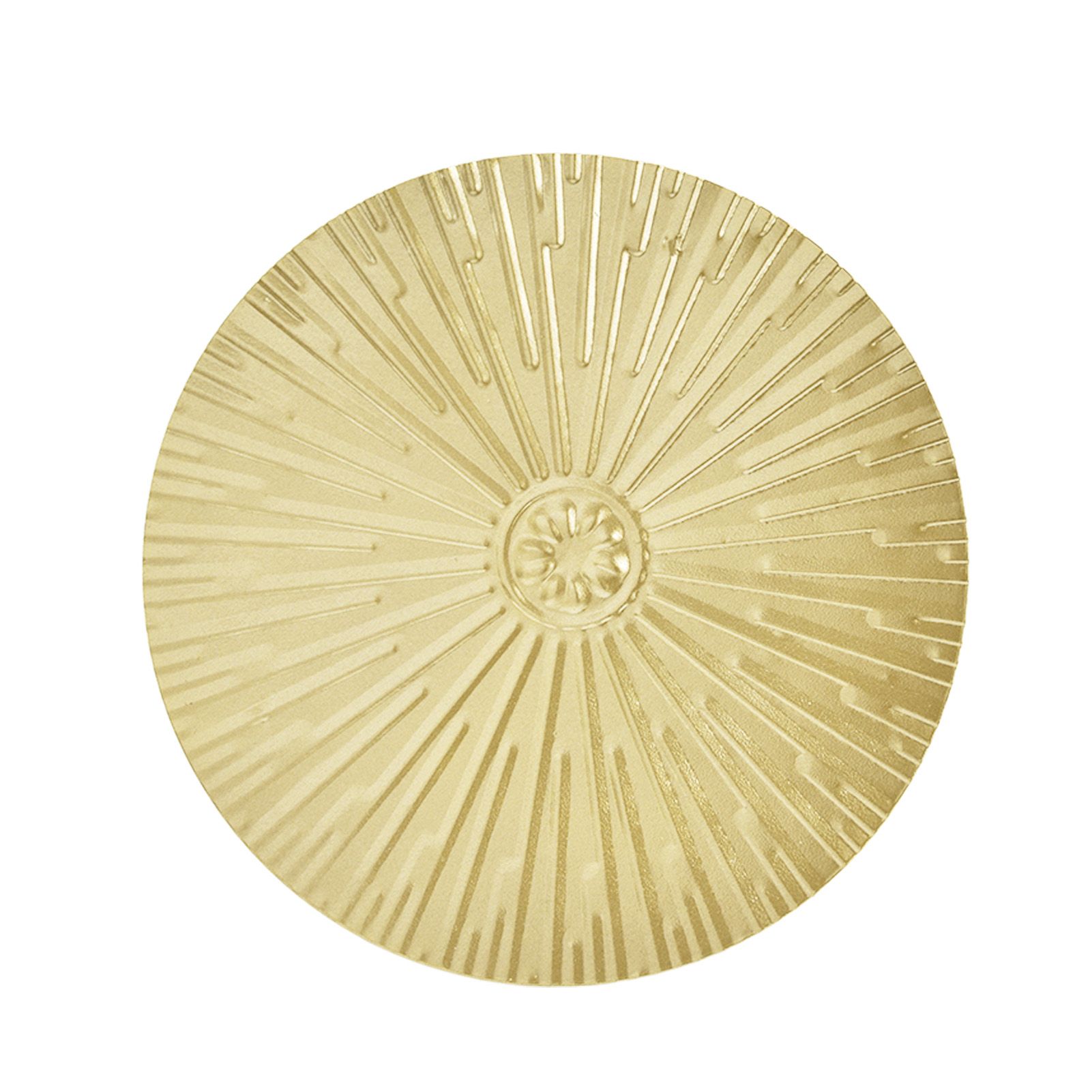Iron Wall Medallion Raised Grain European Style Unique Design Irregular Metal Disc Wall Decor for Home Decoration Gifts - Image 1