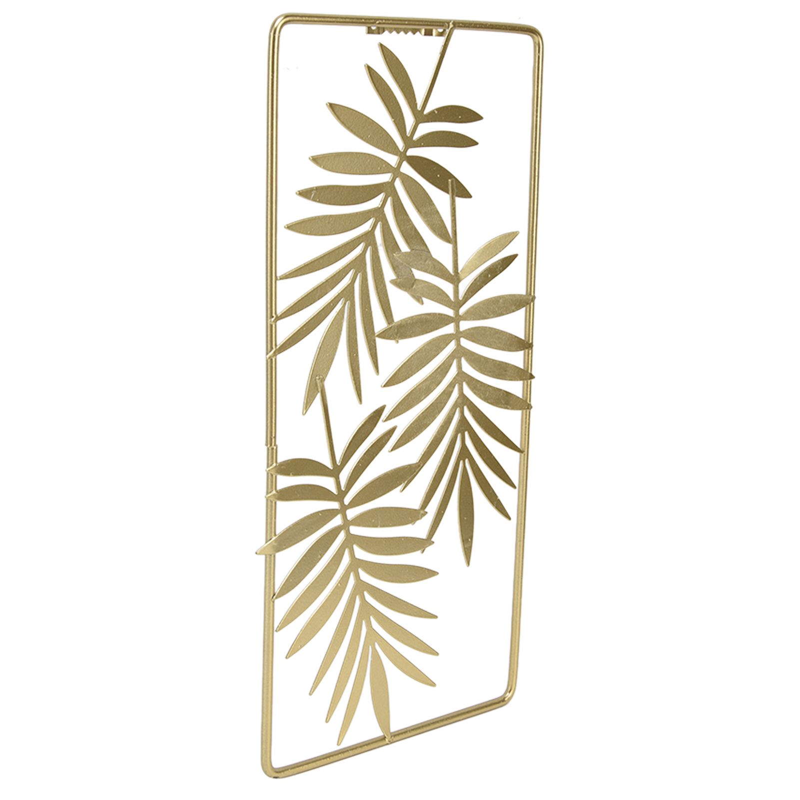 Metal Leaf Wall Decor Golden Nordic Style Elegant Ambience Sturdy Durable Wear Resistant Metal Wall Decor - Image 3