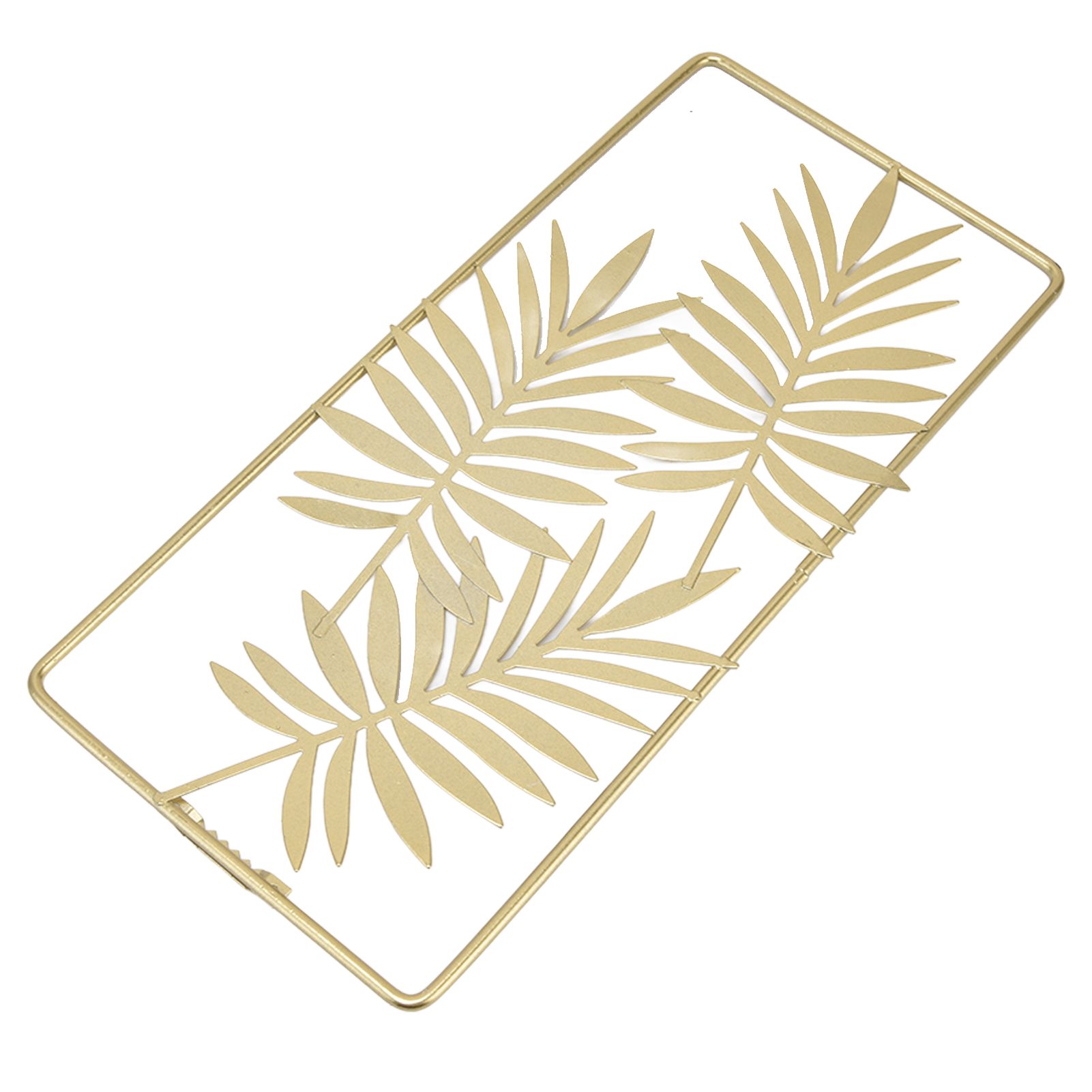 Metal Leaf Wall Decor Golden Nordic Style Elegant Ambience Sturdy Durable Wear Resistant Metal Wall Decor - Image 7