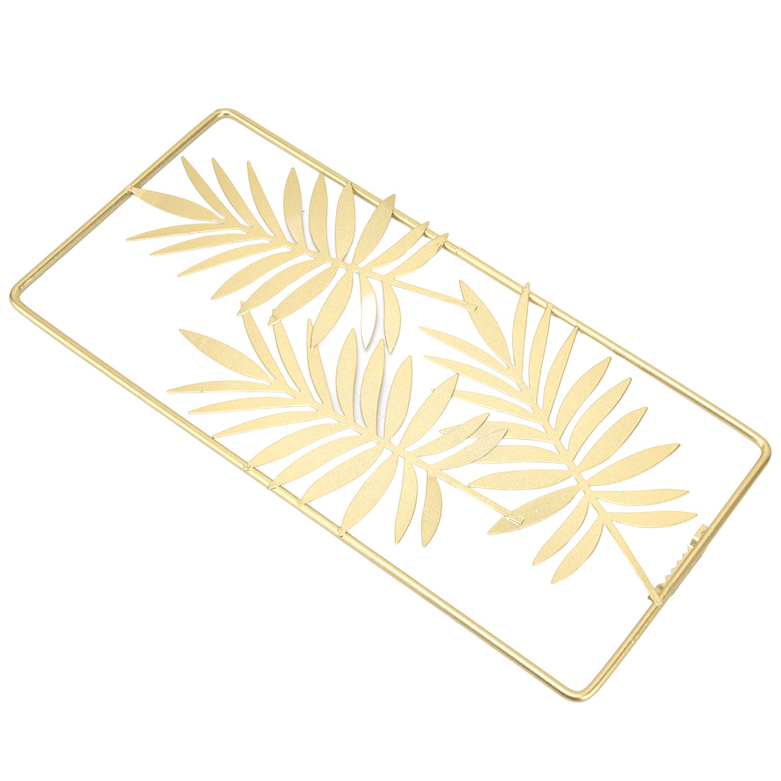 Metal Leaf Wall Decor Golden Nordic Style Elegant Ambience Sturdy Durable Wear Resistant Metal Wall Decor - Image 8