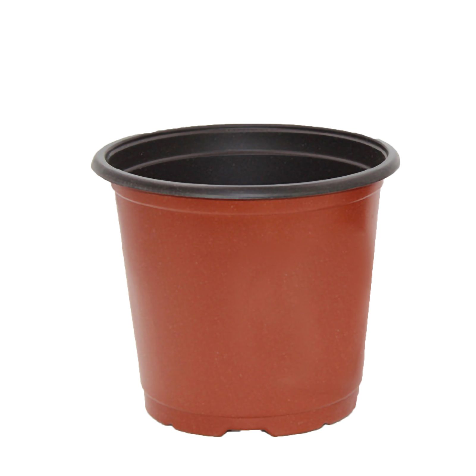 Thickened Plastic Plant Nursery Pot 2 Color Seedling Pot Flower Plant Container for Garden BalconyCaliber 140mm / 5.5in - Image 1