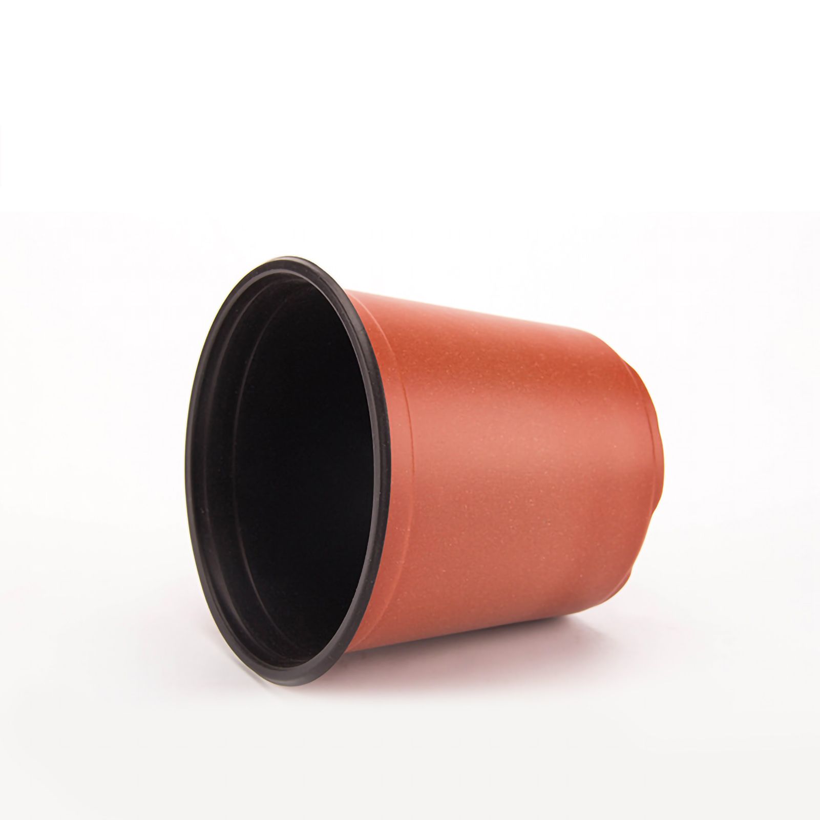 Thickened Plastic Plant Nursery Pot 2 Color Seedling Pot Flower Plant Container for Garden BalconyCaliber 150mm / 5.9in - Image 2
