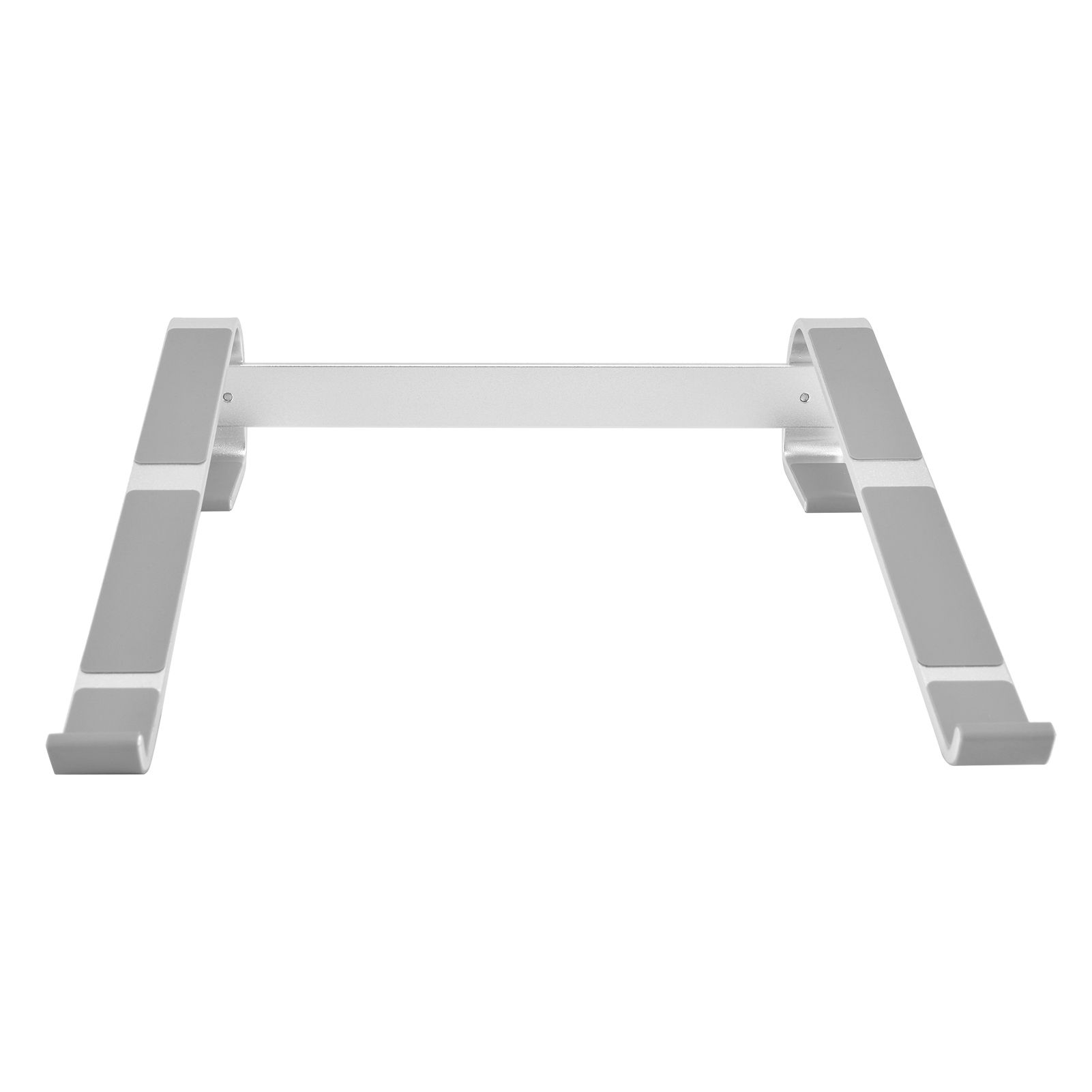 Universal Laptop Stand Heat Dissipation Aluminum Alloy Ergonomic Design Computer Riser Shelf Silver - Image 2