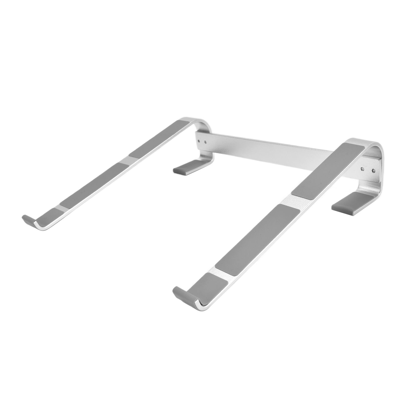 Universal Laptop Stand Heat Dissipation Aluminum Alloy Ergonomic Design Computer Riser Shelf Silver - Image 6