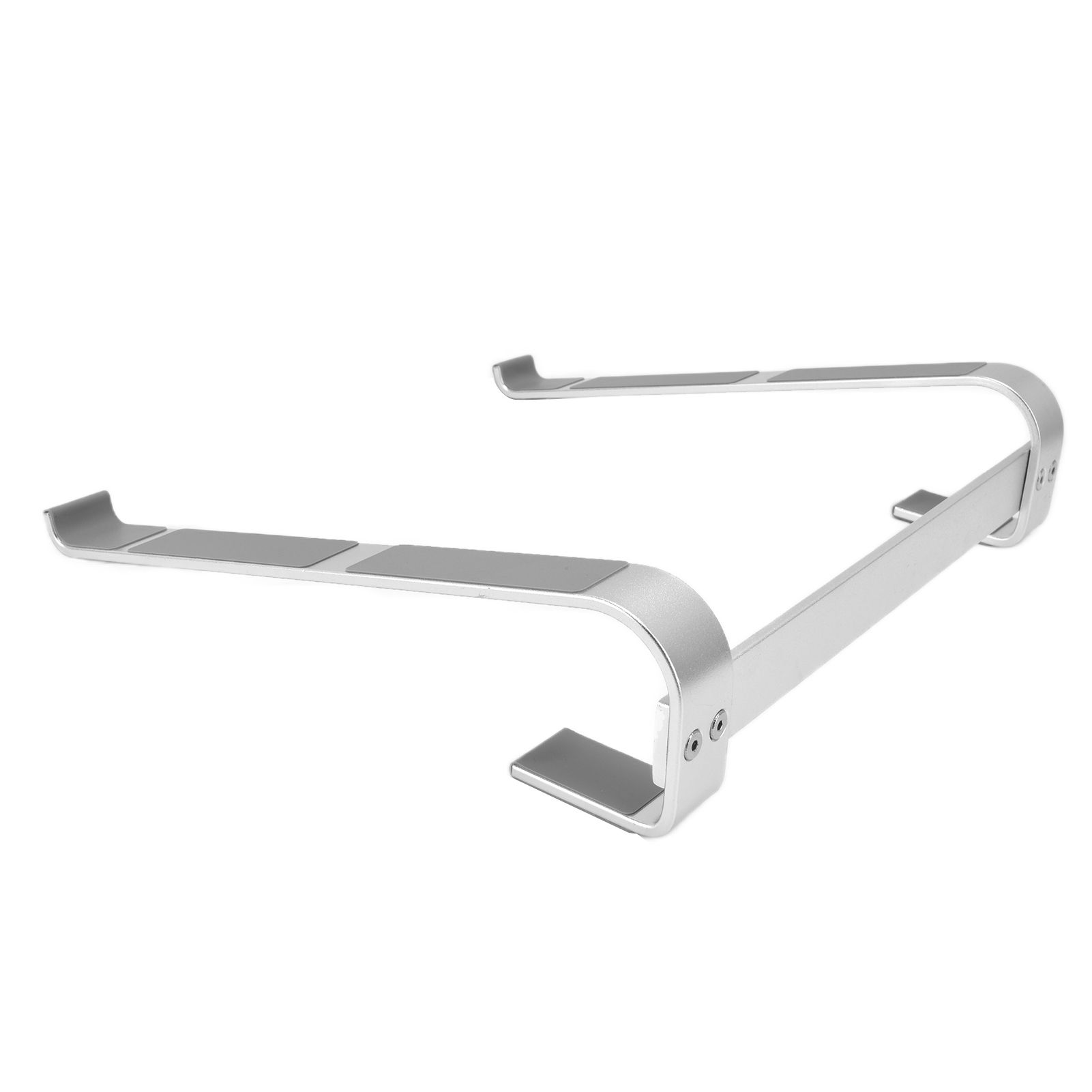 Universal Laptop Stand Heat Dissipation Aluminum Alloy Ergonomic Design Computer Riser Shelf Silver - Image 7