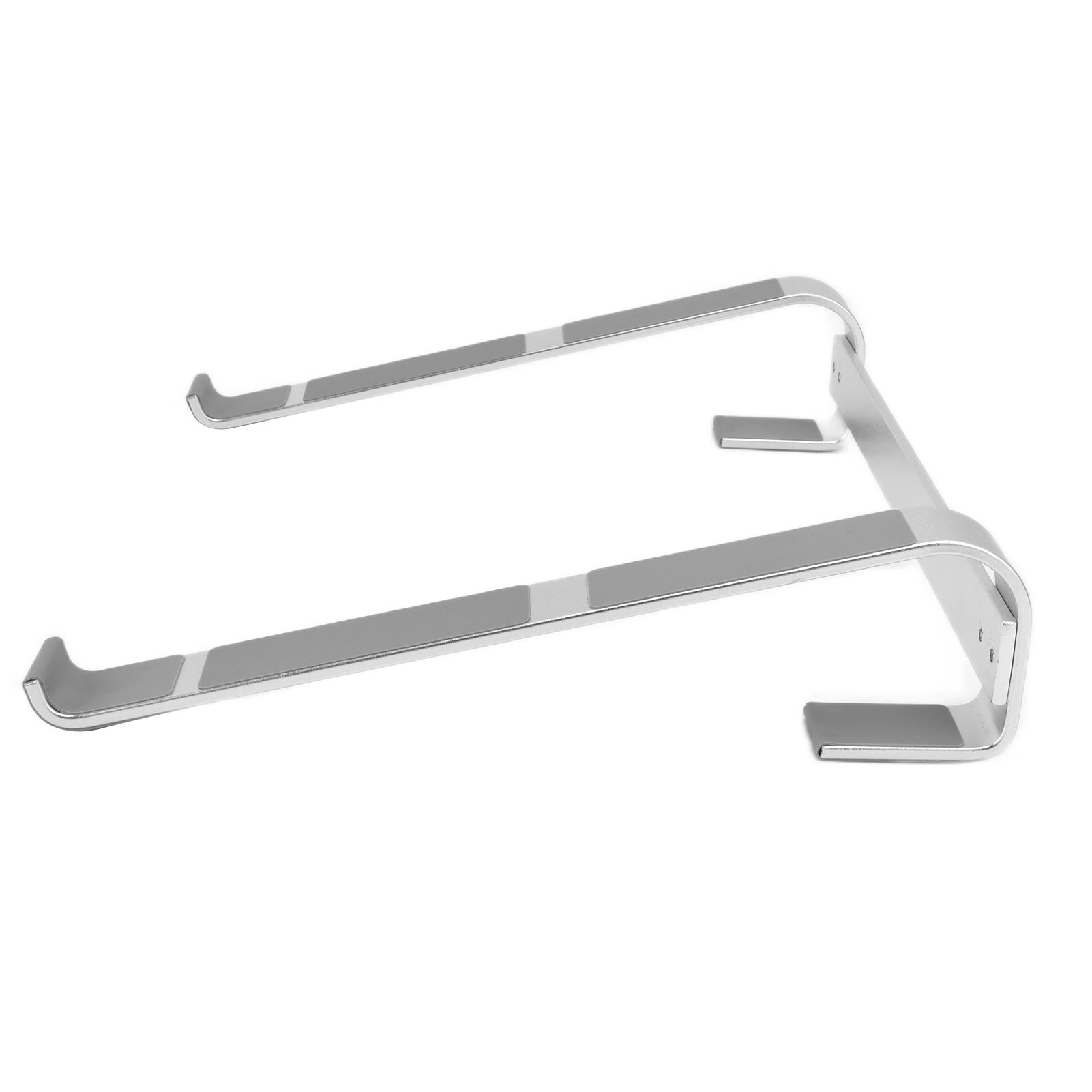Universal Laptop Stand Heat Dissipation Aluminum Alloy Ergonomic Design Computer Riser Shelf Silver - Image 8
