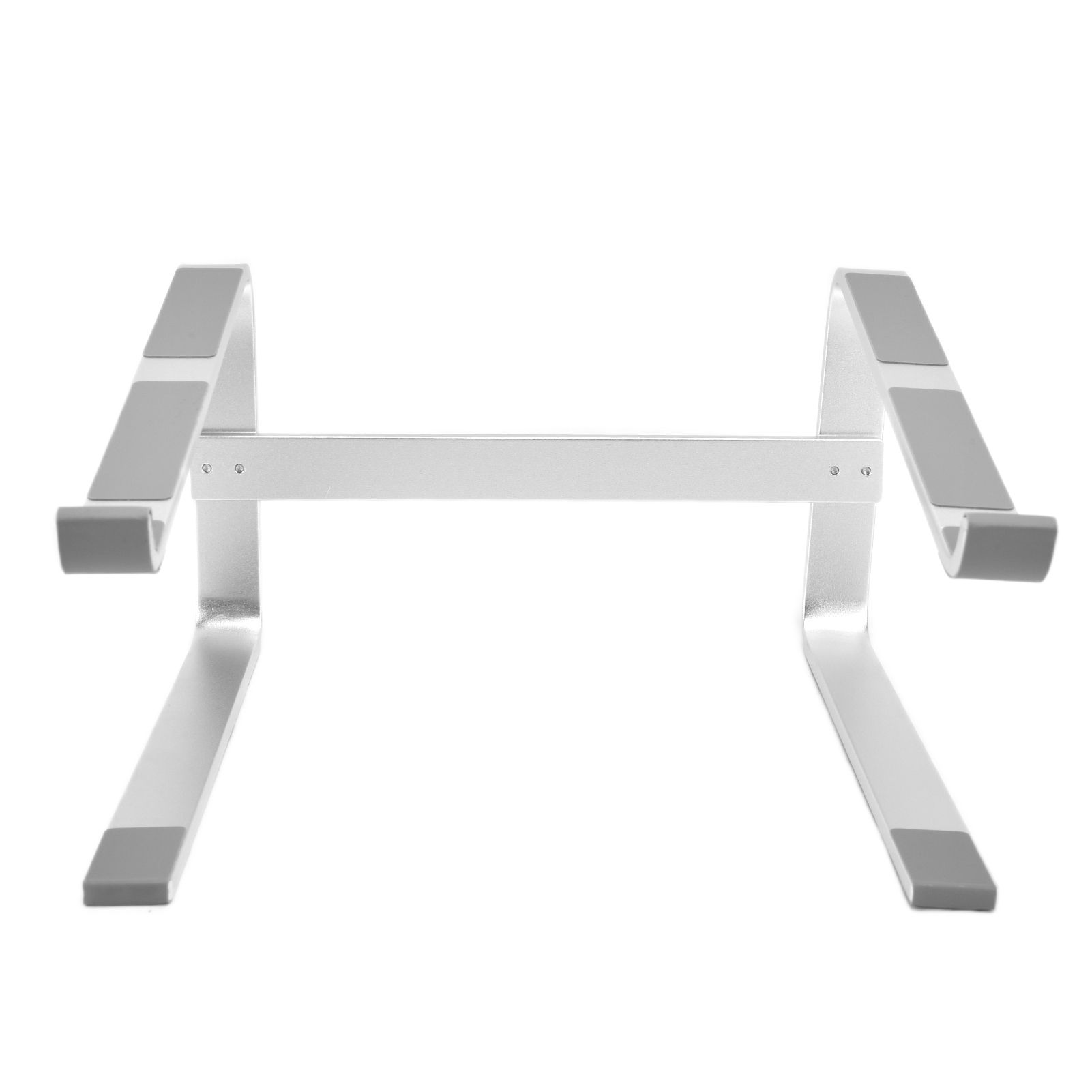 Desktop Laptop Stand Ergonomic Aluminum Alloy Laptop PC Computer Riser Cooling Shelf for Home Office Silver - Image 2
