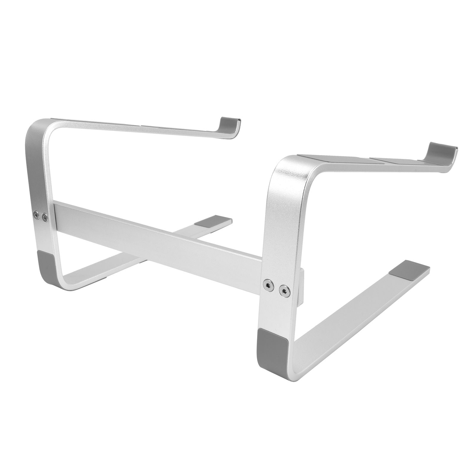 Desktop Laptop Stand Ergonomic Aluminum Alloy Laptop PC Computer Riser Cooling Shelf for Home Office Silver - Image 6
