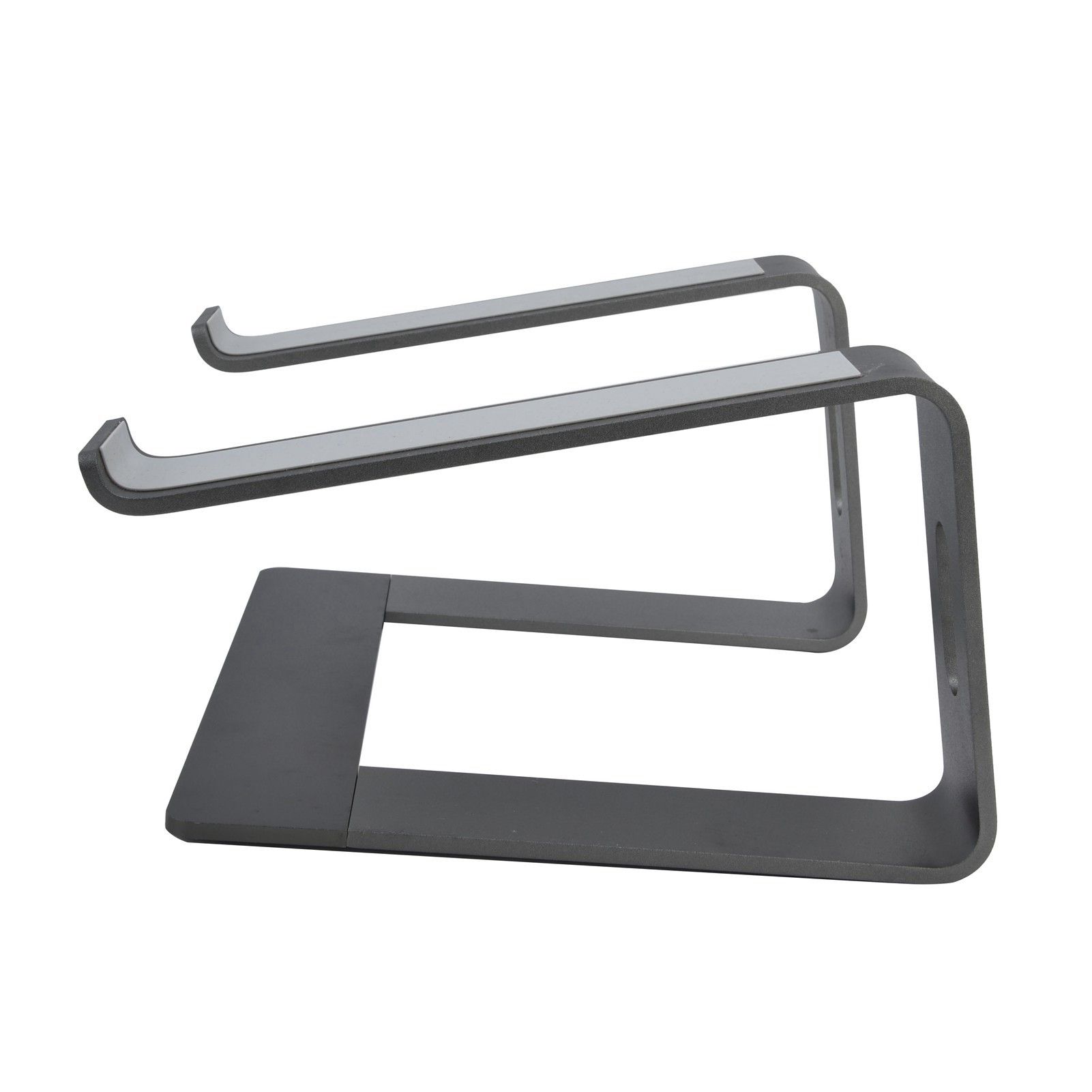 Aluminum Alloy Laptop Stand Portable Computer Stand Riser Desktop Metal Base Cooling Bracket Space Grey - Image 6