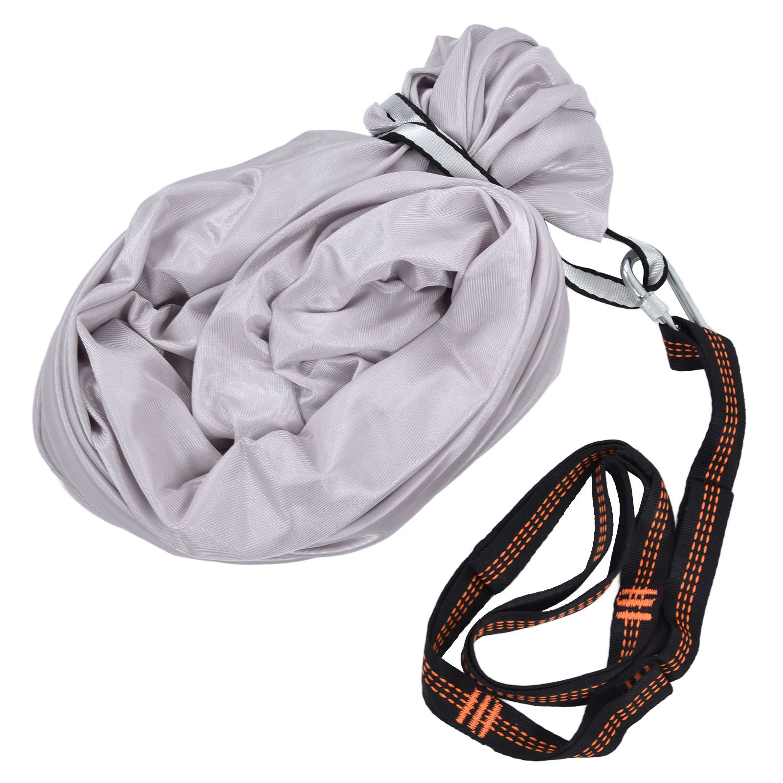 Aerial Yoga Hammock 1 X 2.8m Safe Breathable Relieve Pain Children's Elastic Hammock for Yoga Children UseGrey - Image 4