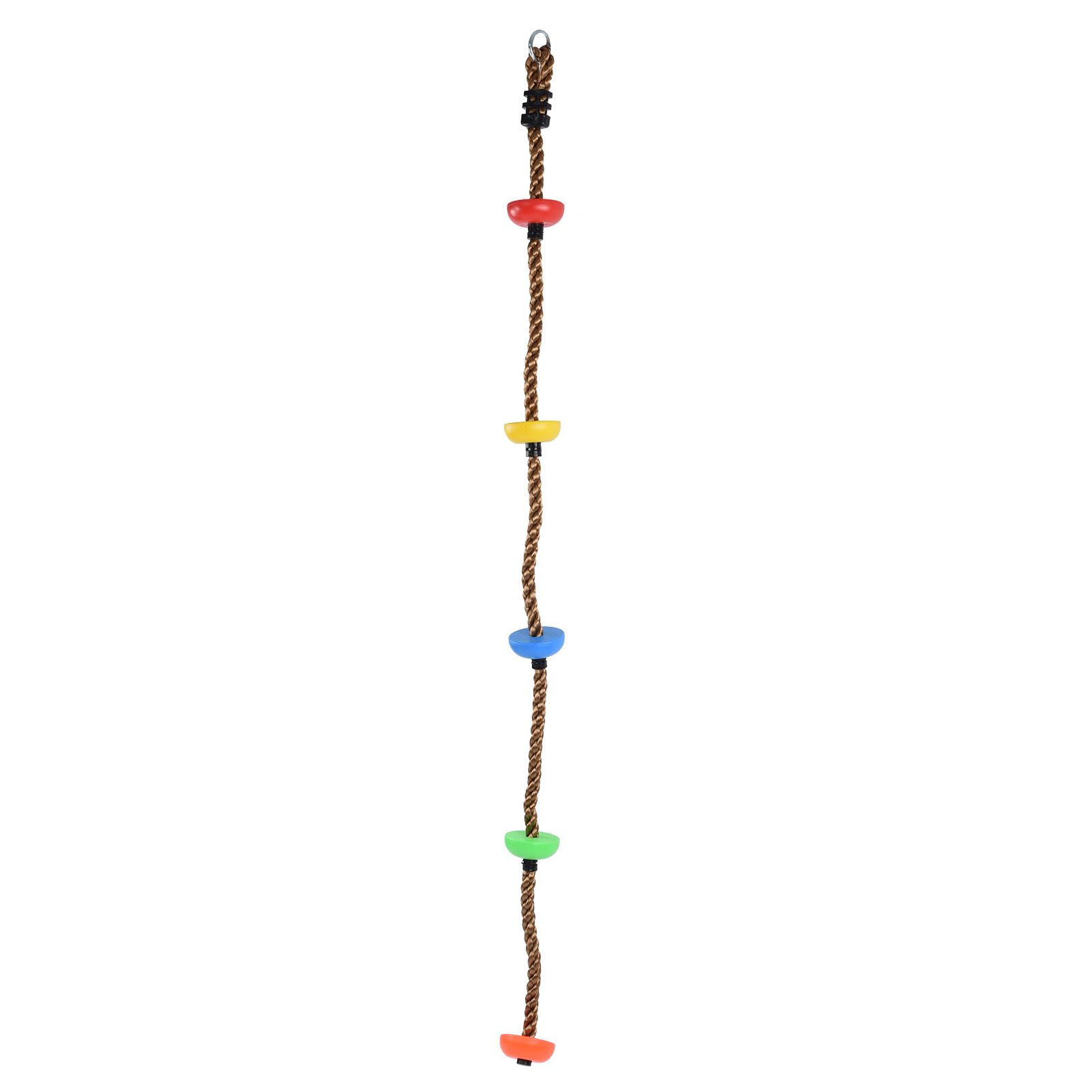 194cm Disc Swing Rope Plastic Multicolor Platforms for Children Balconies Courtyards Outdoor - Image 1