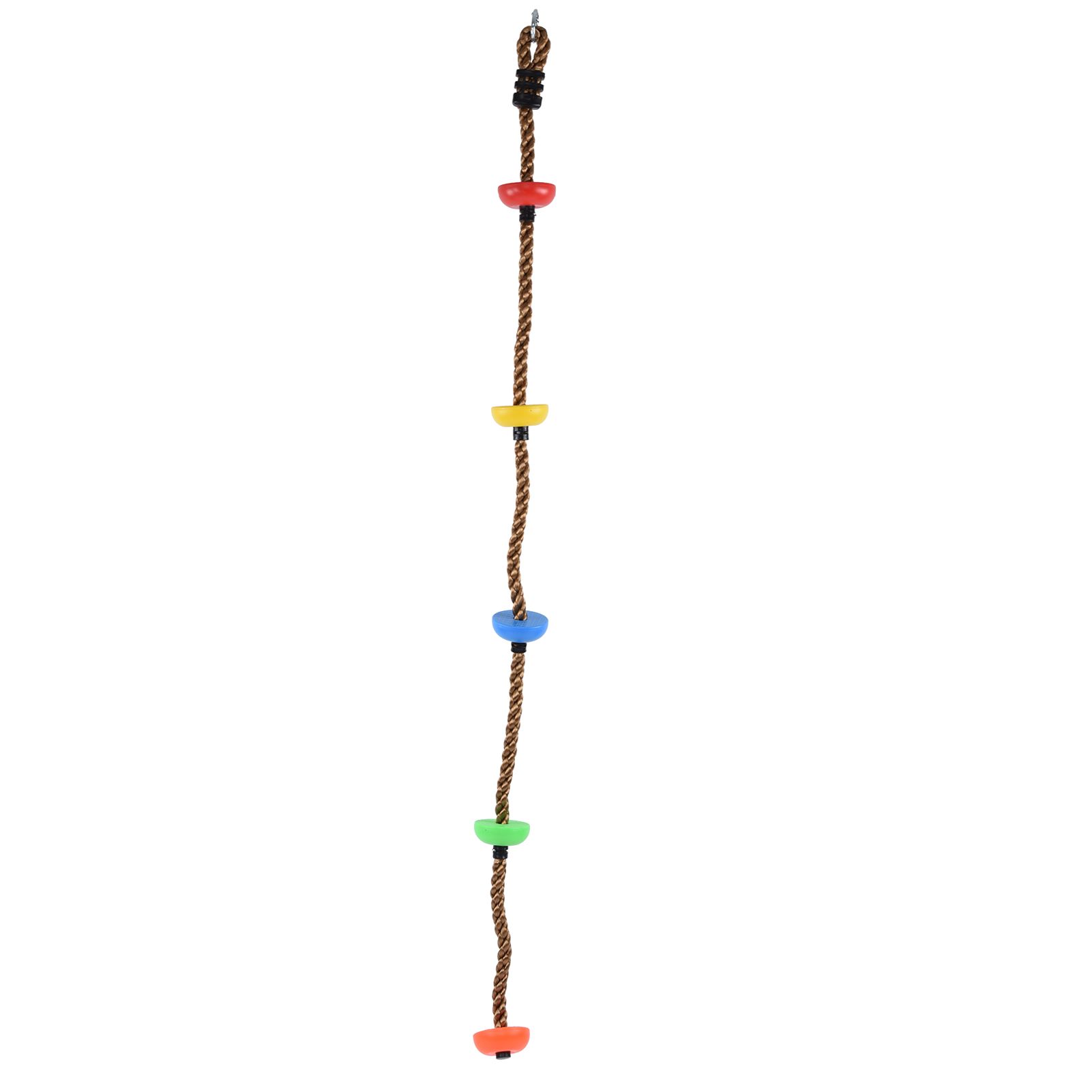 194cm Disc Swing Rope Plastic Multicolor Platforms for Children Balconies Courtyards Outdoor - Image 4