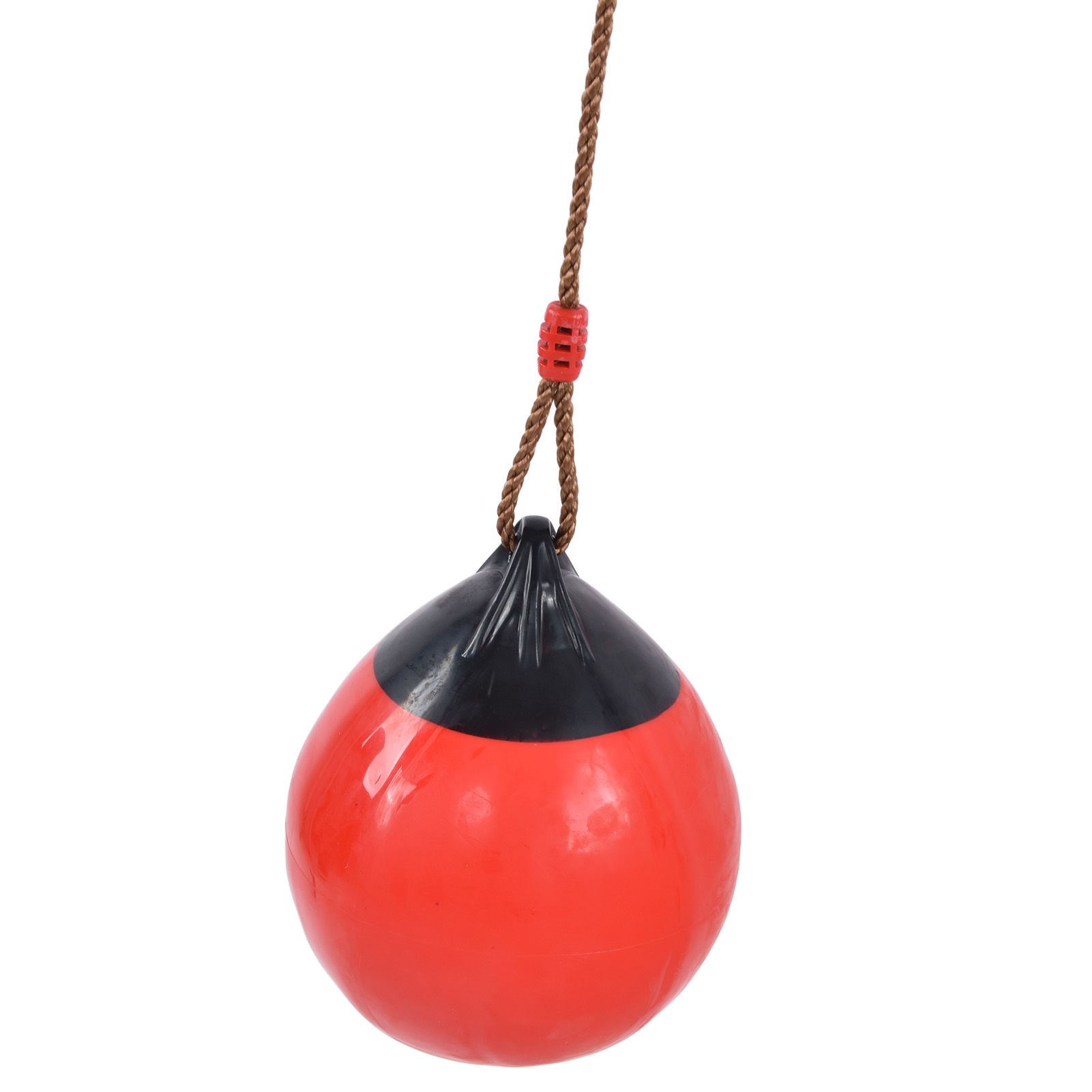 Inflatable Ball Swing Seat 29cm/11.4in Red Small with Hanging Rope Chain for Indoor Outdoor Garden - Image 7