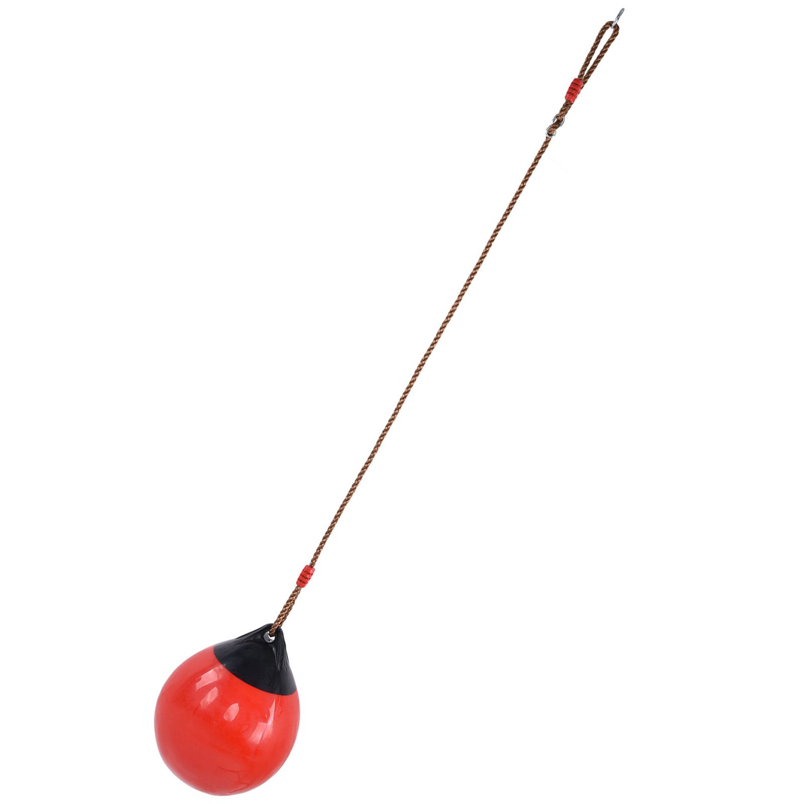 Inflatable Ball Swing Seat 29cm/11.4in Red Small with Hanging Rope Chain for Indoor Outdoor Garden - Image 8