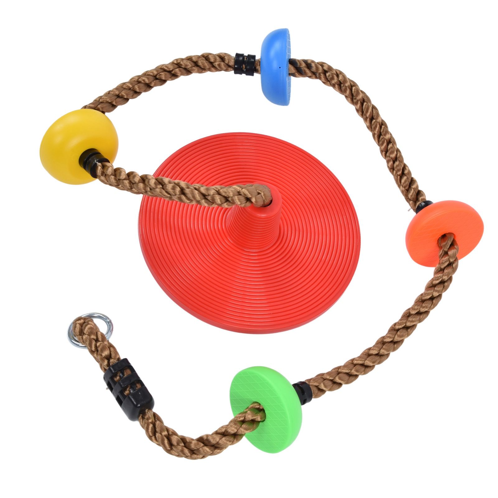 Disc Swing Seat Climbing Rope Colorful High Strength for Kids Children Indoors Outdoors - Image 4