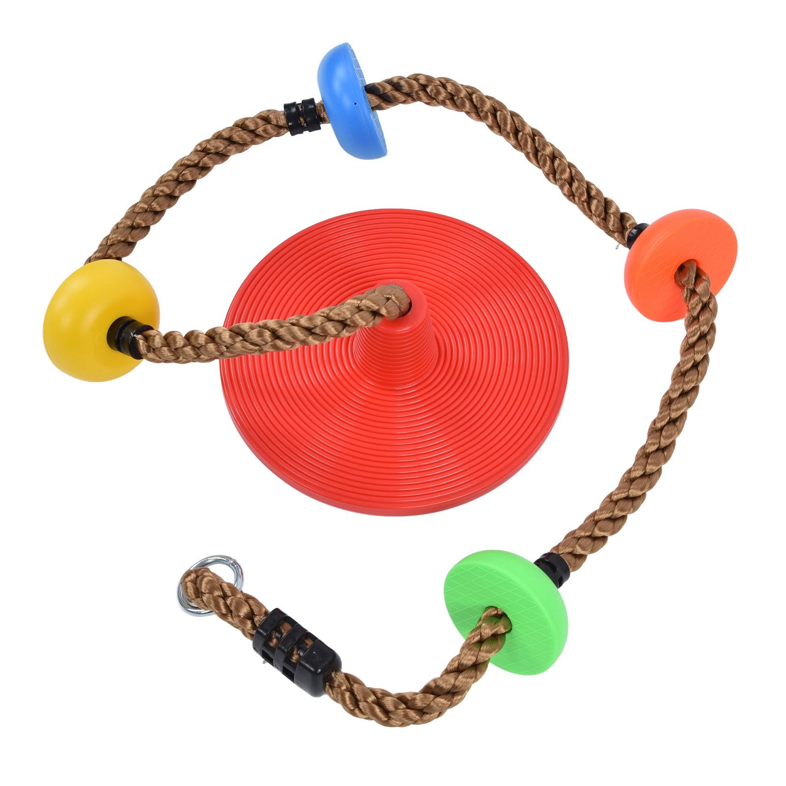 Disc Swing Seat Climbing Rope Colorful High Strength for Kids Children Indoors Outdoors - Image 5
