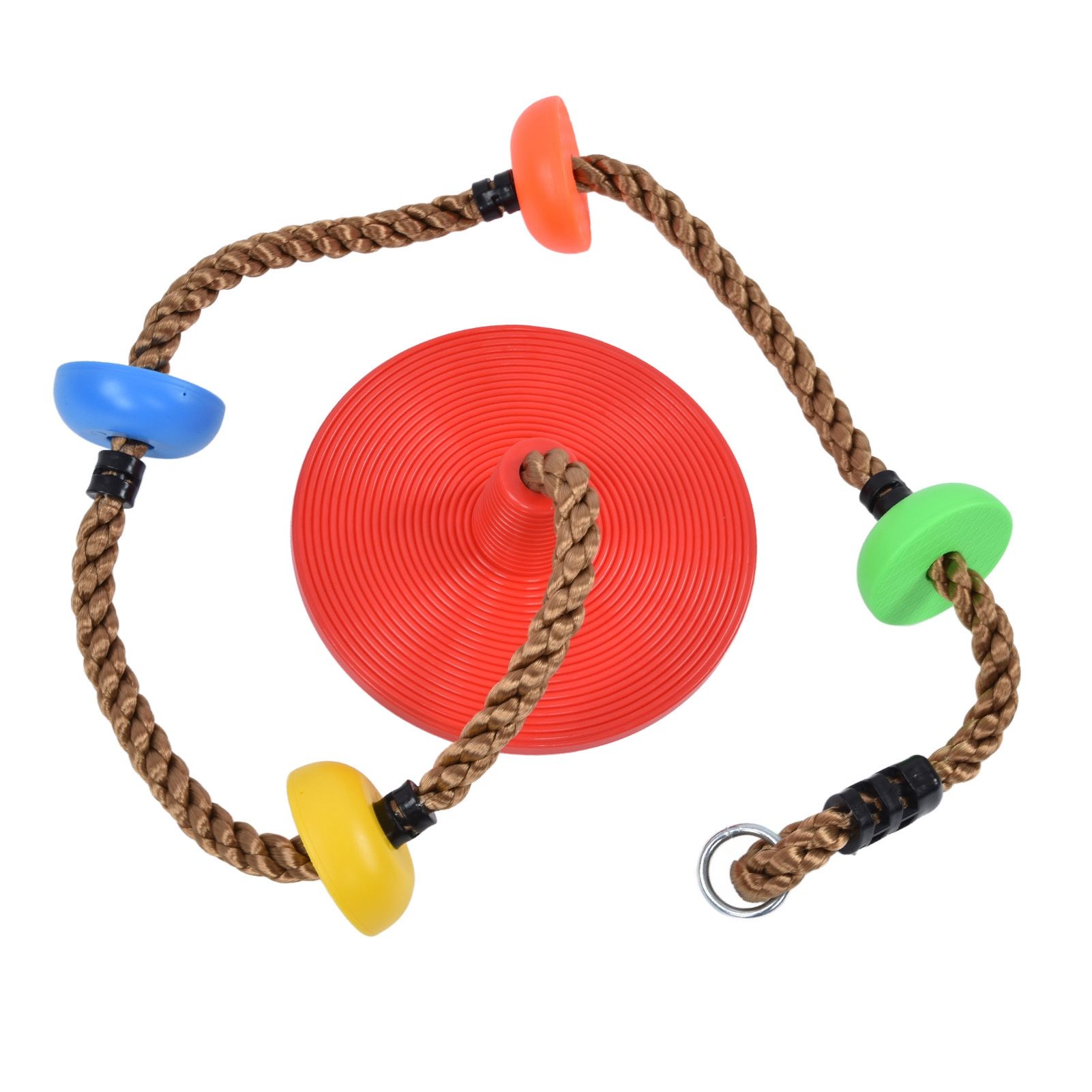 Disc Swing Seat Climbing Rope Colorful High Strength for Kids Children Indoors Outdoors - Image 6