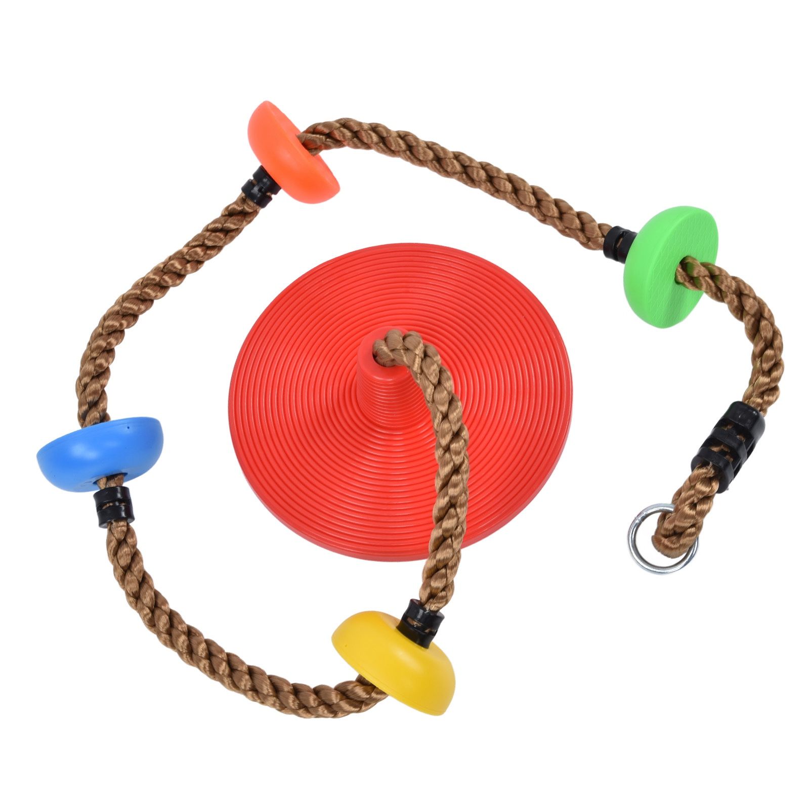 Disc Swing Seat Climbing Rope Colorful High Strength for Kids Children Indoors Outdoors - Image 7