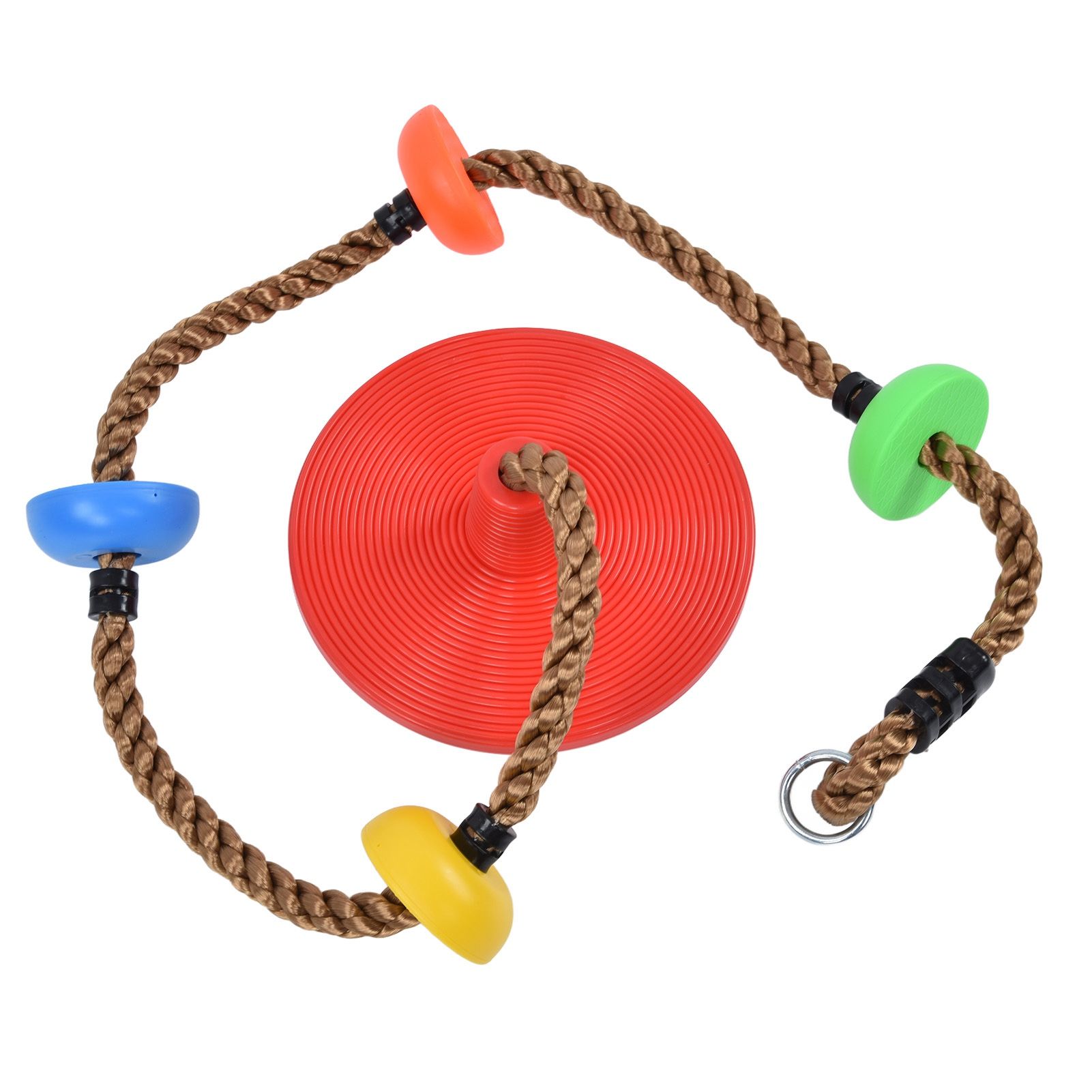 Disc Swing Seat Climbing Rope Colorful High Strength for Kids Children Indoors Outdoors - Image 8