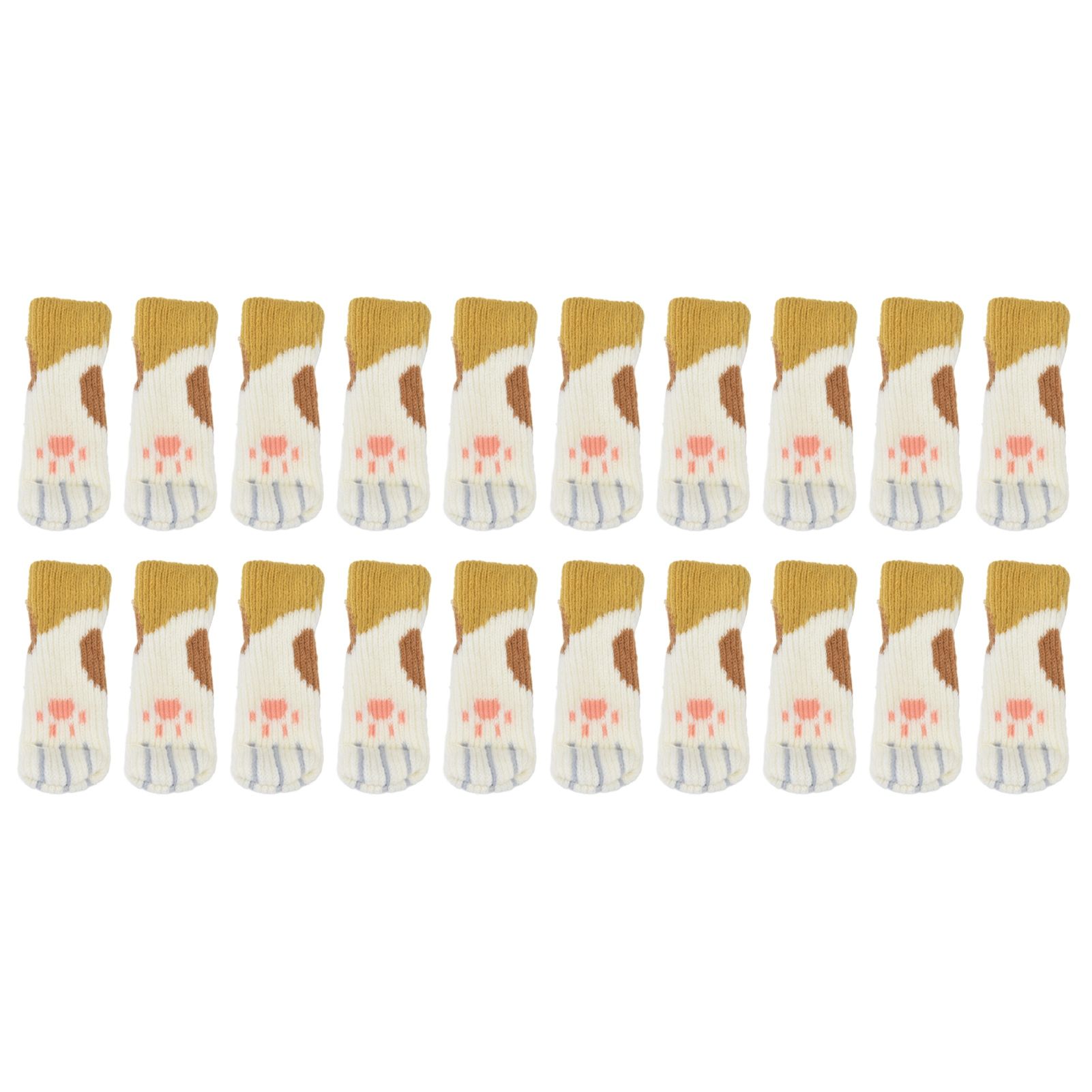 20pcs Furniture Leg Covers High Elastic Knitted Chair Leg Floor Protectors for Moving Easily and Reduce Noise - Image 1