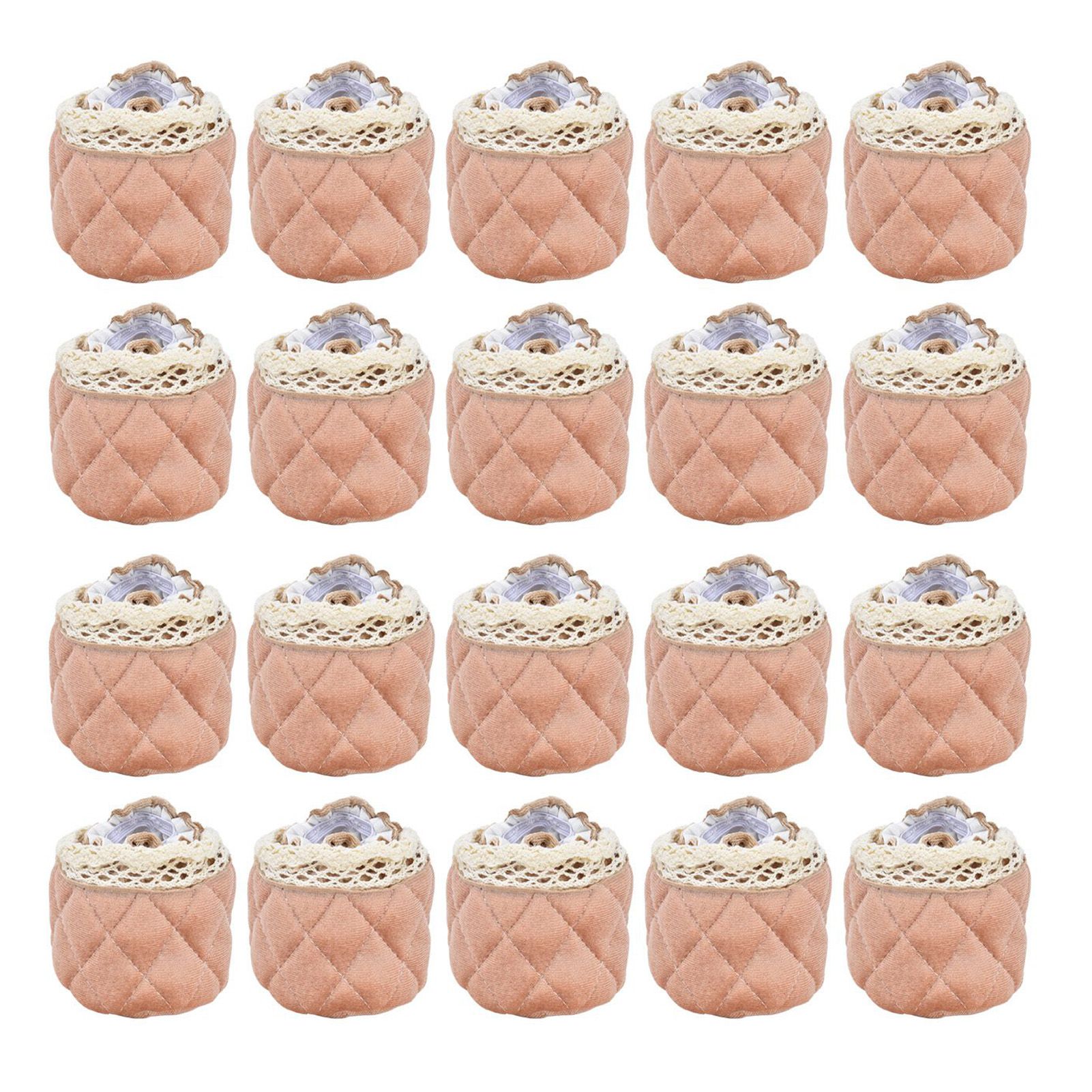 20Pcs Furniture Leg Covers Covers Flannel Lace Thickened Chair Legs Floor Protectors Wear Resistant - Image 1