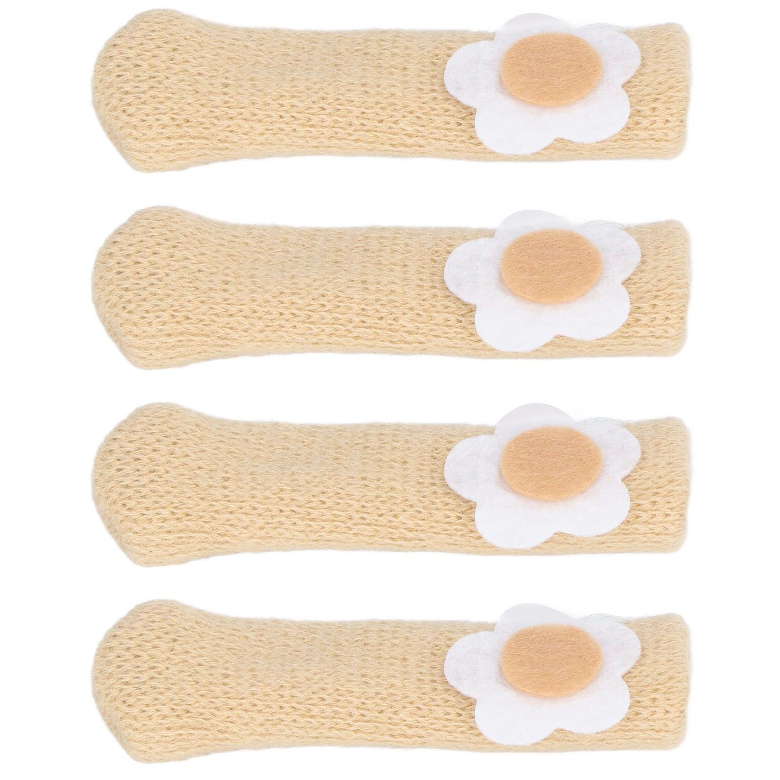 25Pcs Furniture Leg Cover Foot Cover Mat Floor Protector Double Layer Knitted Set Kit - Image 5