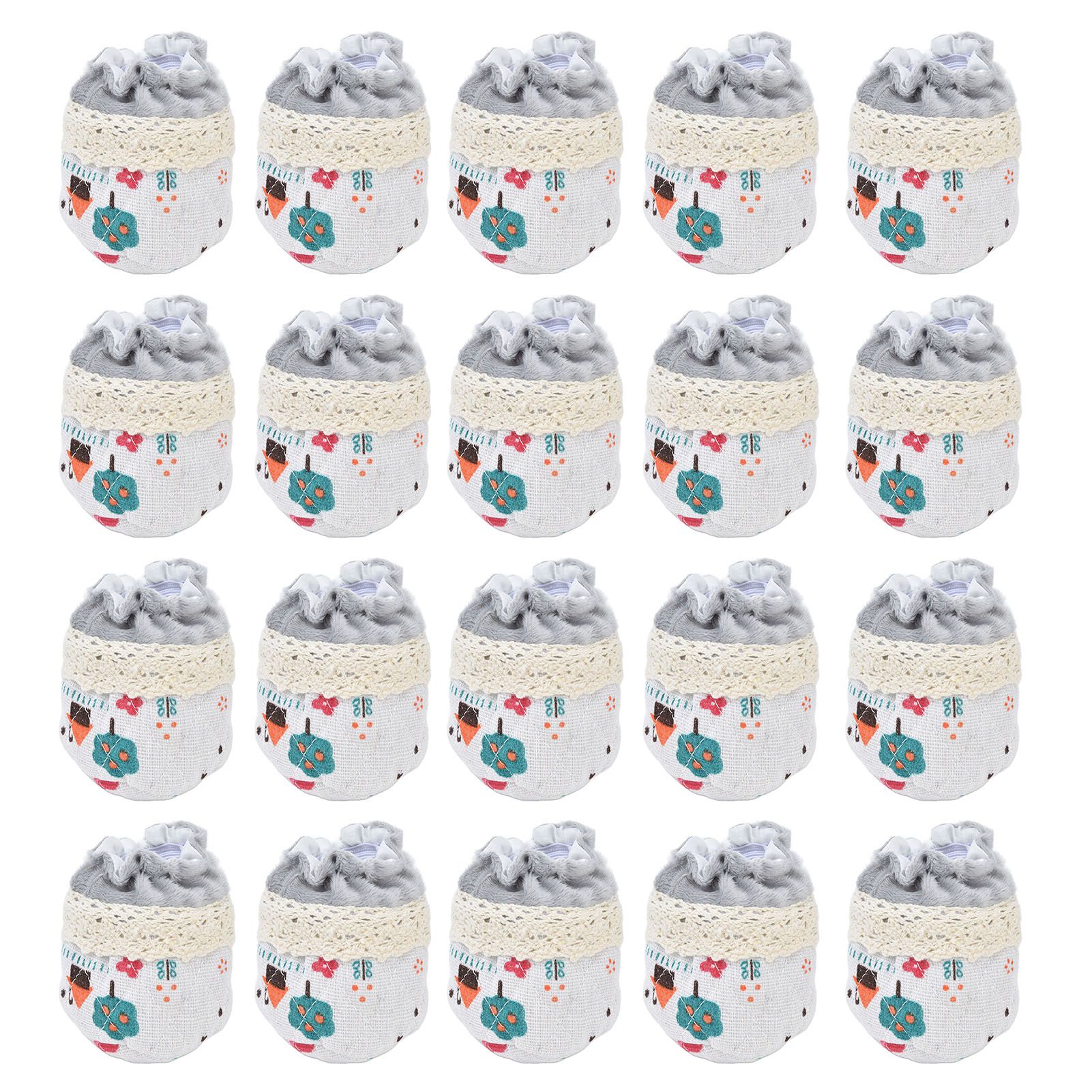 20pcs Chair Cover Flannel Material Double Thickness Elastic Reducing Noise 8cm/3.1in Foot Protectors for Home - Image 1
