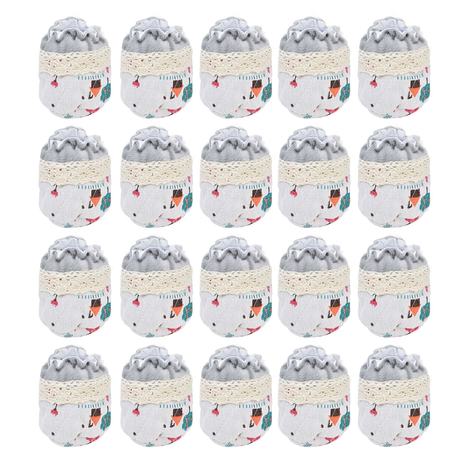 20pcs Chair Cover Flannel Material Double Thickness Elastic Reducing Noise 8cm/3.1in Foot Protectors for Home - Image 2
