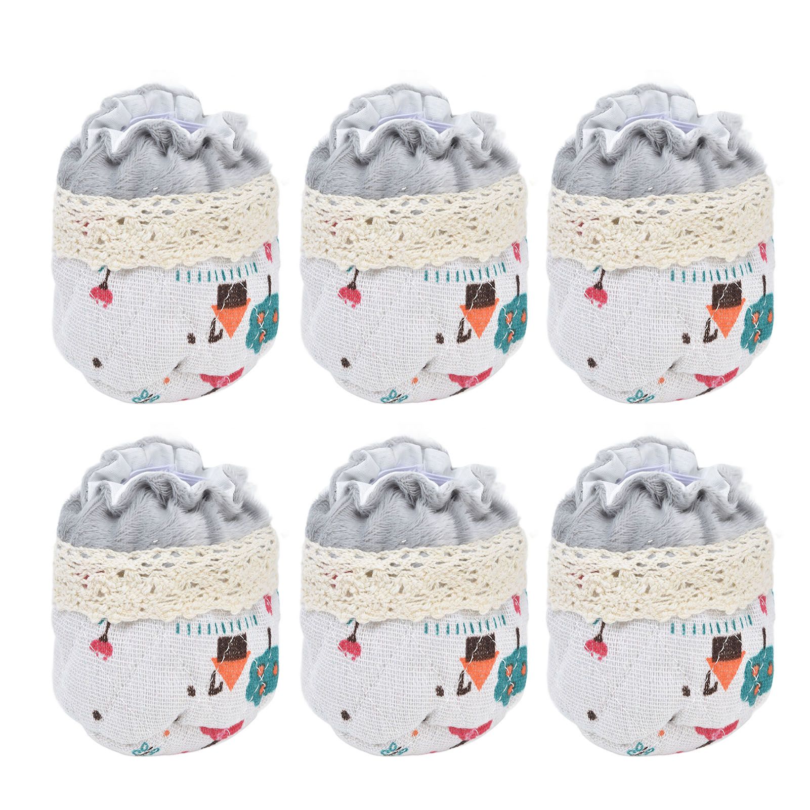 20pcs Chair Cover Flannel Material Double Thickness Elastic Reducing Noise 8cm/3.1in Foot Protectors for Home - Image 3