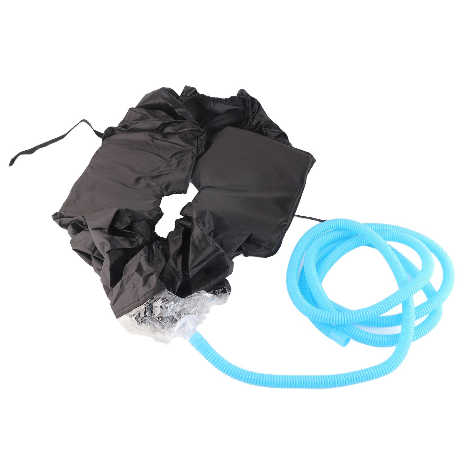 Wall Mounted Air Conditioning Cleaning Cover Bag with Drain Pipe for 1‑1.5P Air Conditioner Black - Image 1