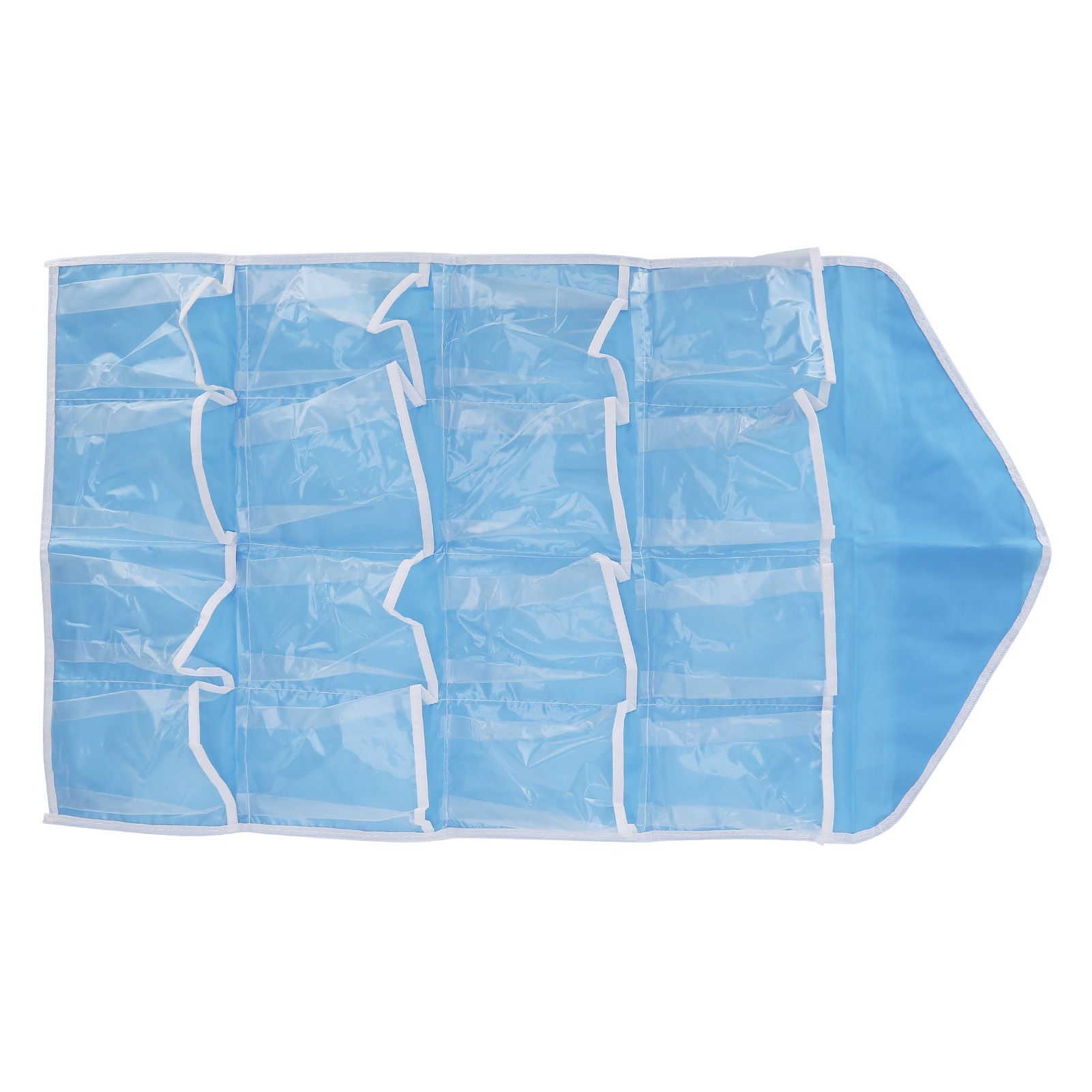 Wall Closet Hanging Organizers Over The Door Storage Bag Polyester Hanging Shelves Pocket for Bedroom Living RoomBlue - Image 8