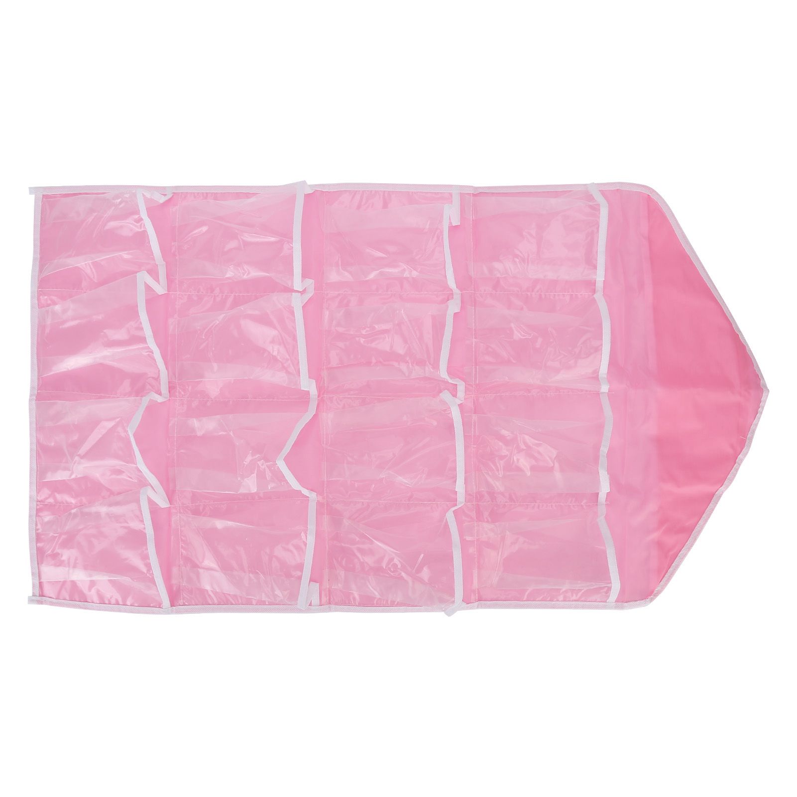Wall Closet Hanging Organizers Over The Door Storage Bag Polyester Hanging Shelves Pocket for Bedroom Living RoomPink - Image 8