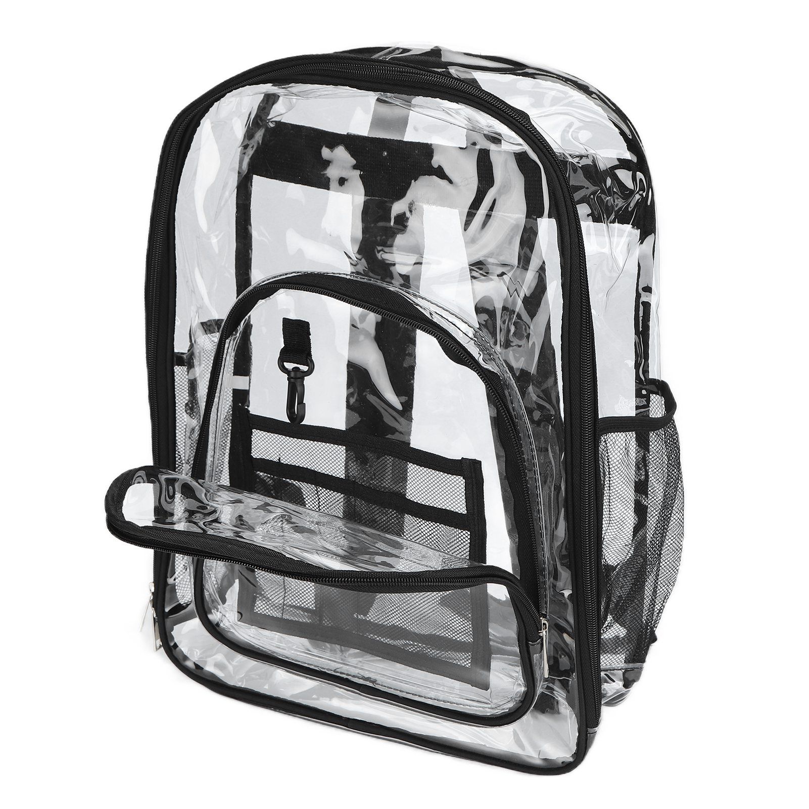 Transparent Backpack Waterproof PVC Storage Bag Student School Bag for Outdoor Travel - Image 1